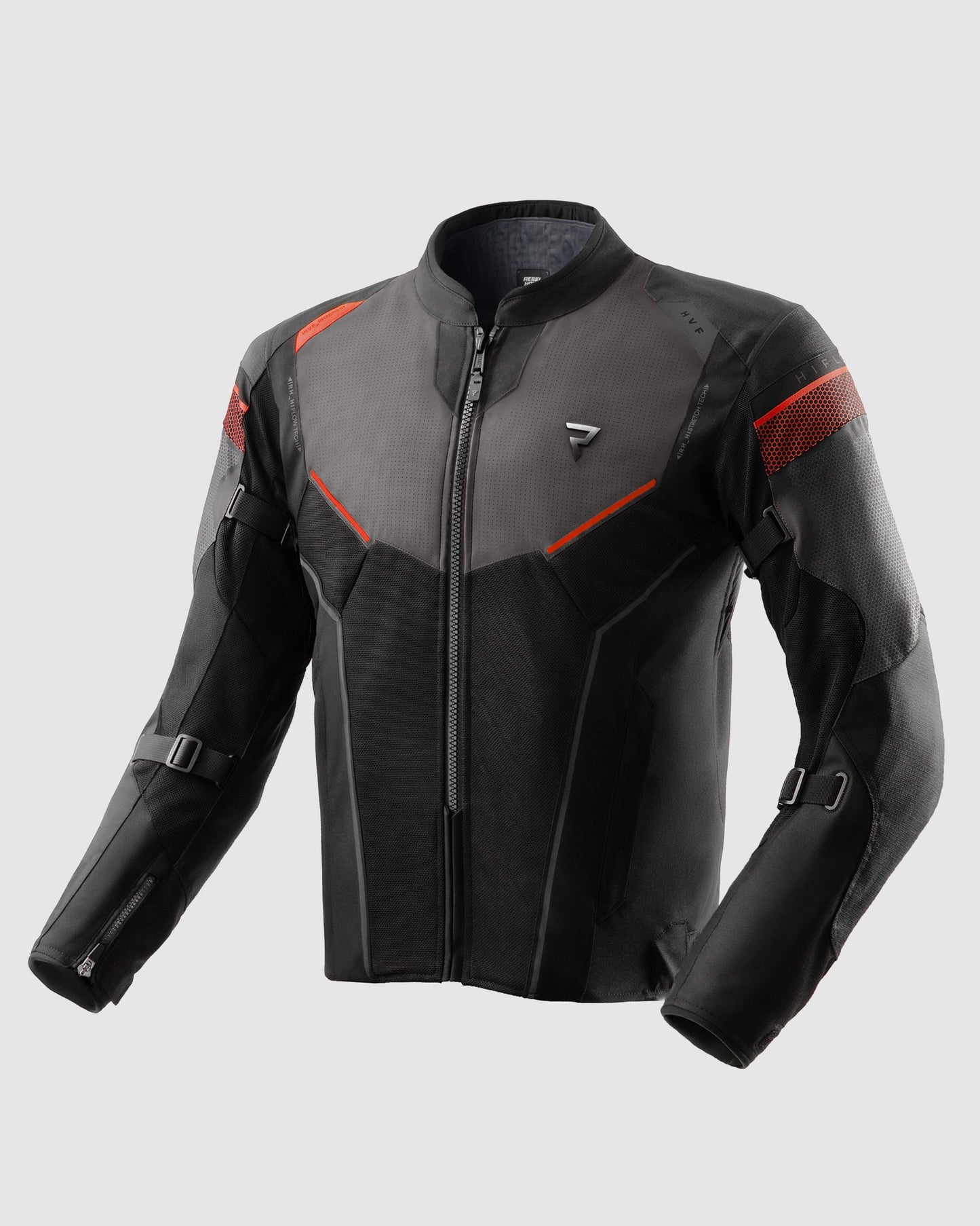 Hiflow V Motorradjacke Dunkelgrau