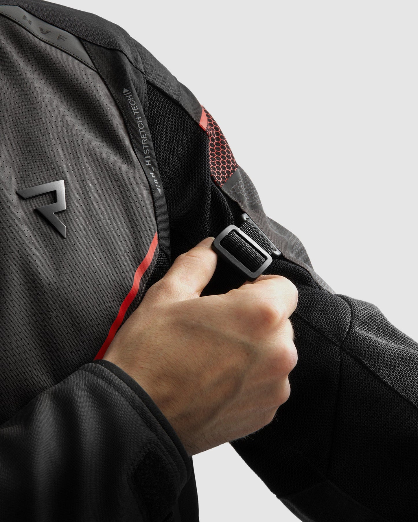 Hiflow V Motorradjacke Dunkelgrau