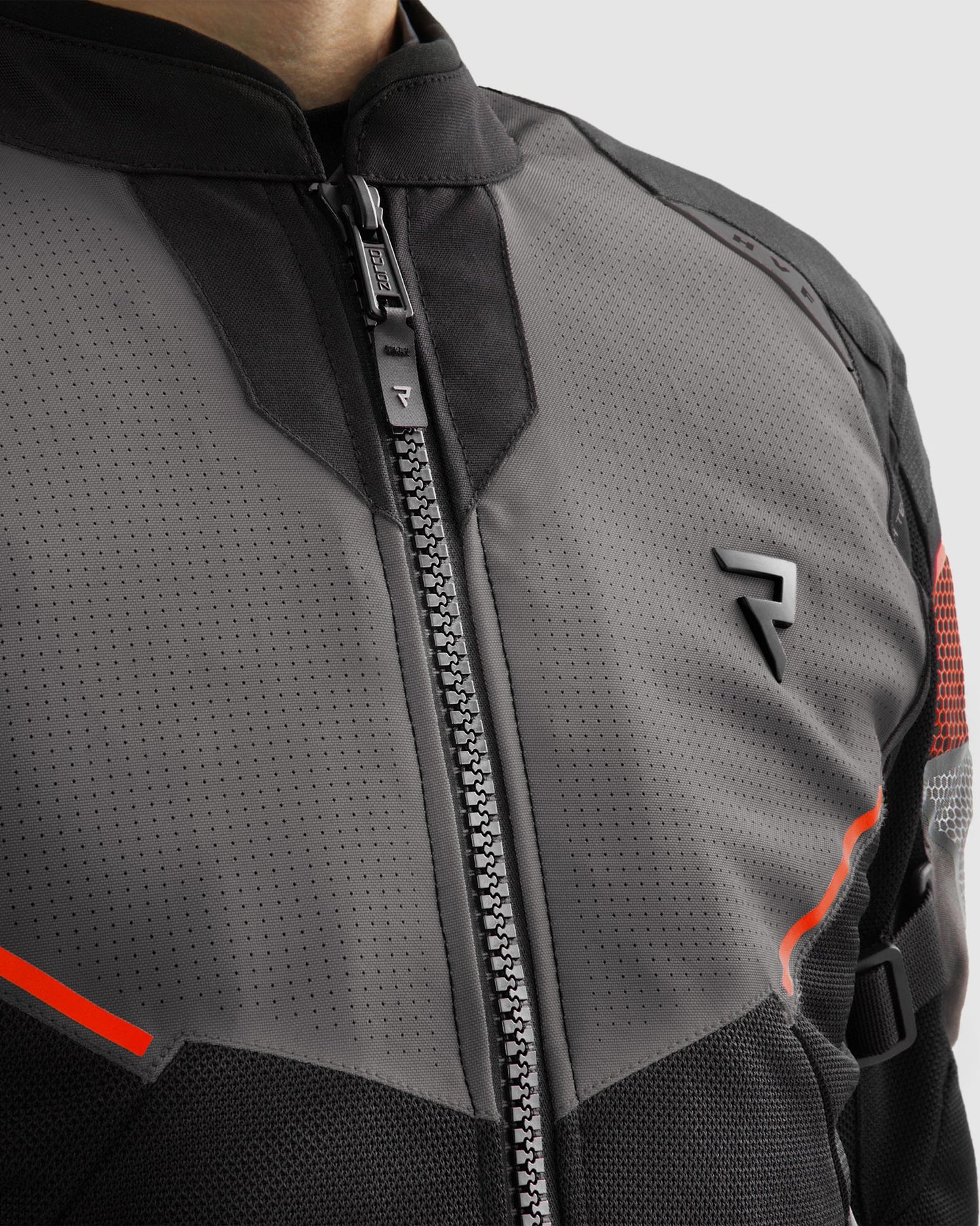 Hiflow V Motorradjacke Dunkelgrau