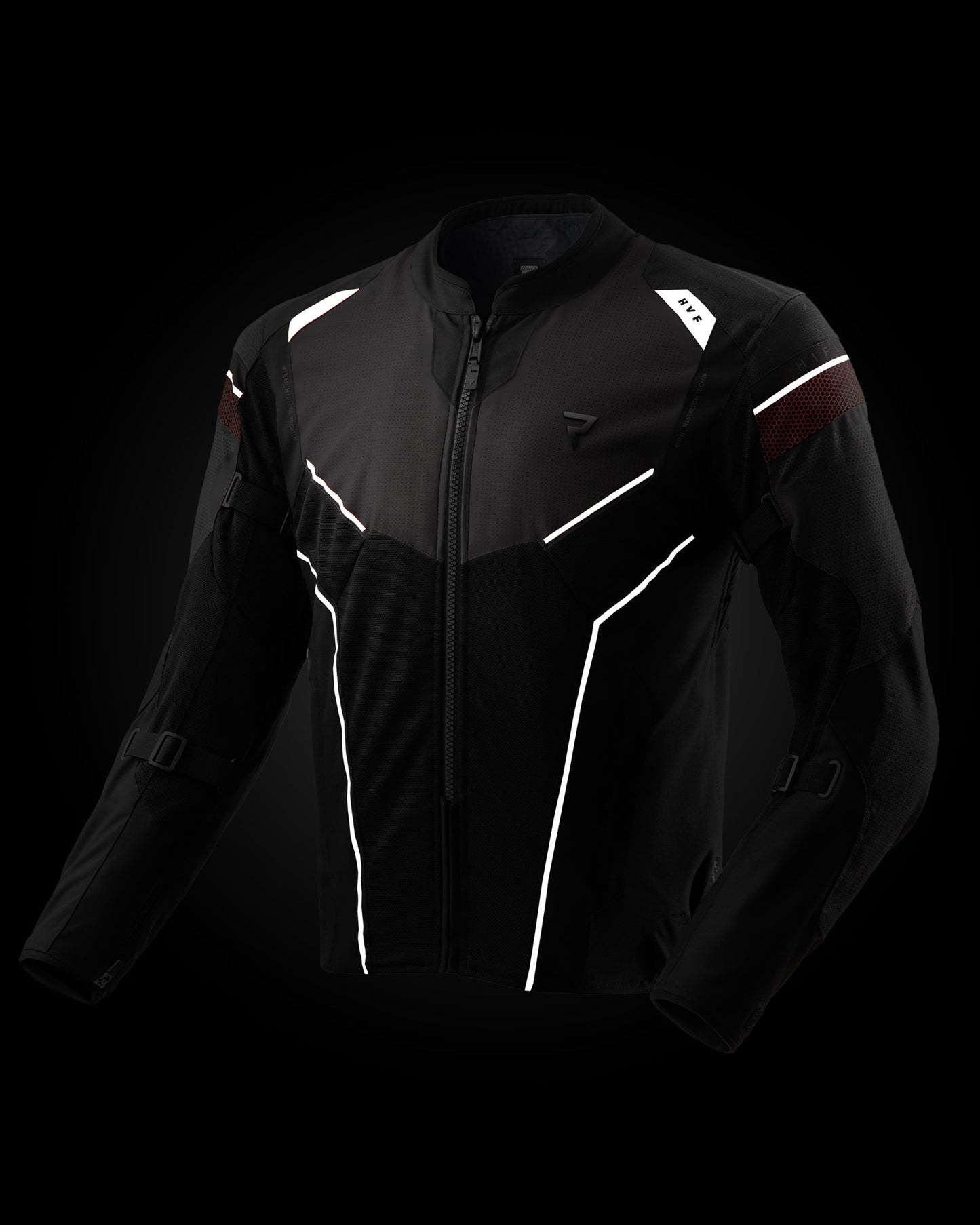Hiflow V Motorradjacke Dunkelgrau