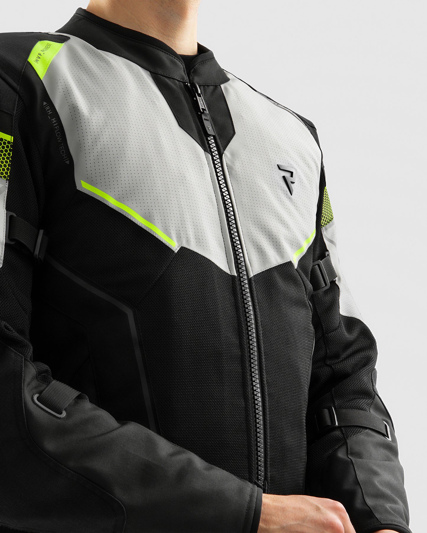 Hiflow V Motorradjacke Grau
