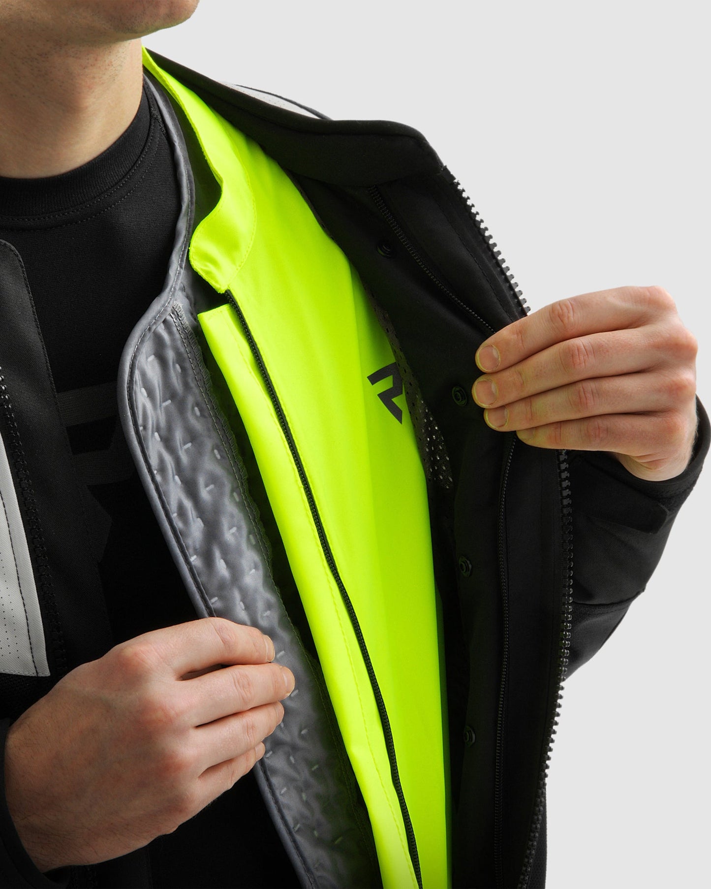 Hiflow V Motorradjacke Grau