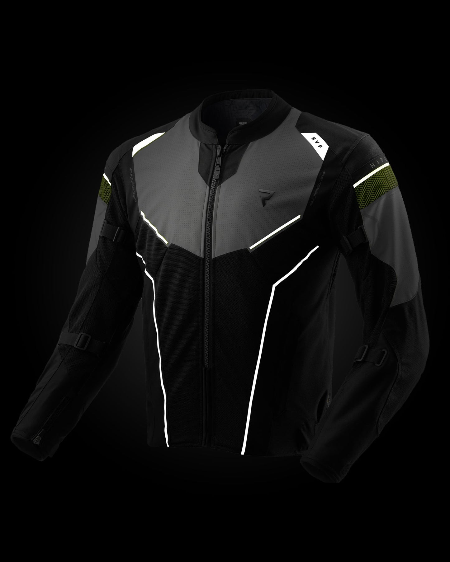 Hiflow V Motorradjacke Grau
