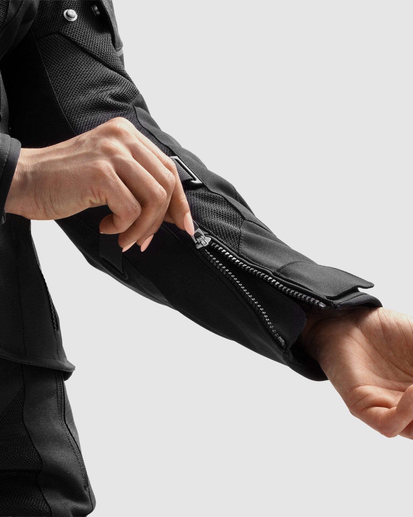 Hiflow V Damen Motorradjacke Schwarz