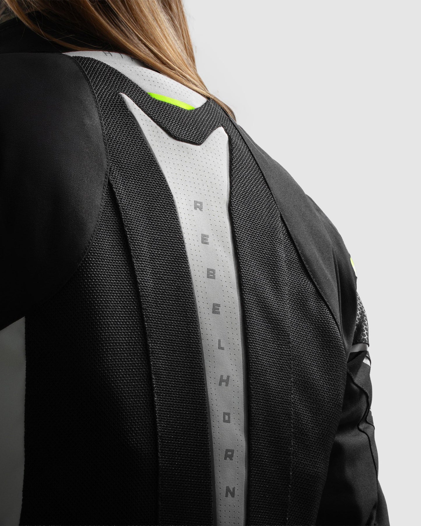 Hiflow V Damen Motorradjacke Grau