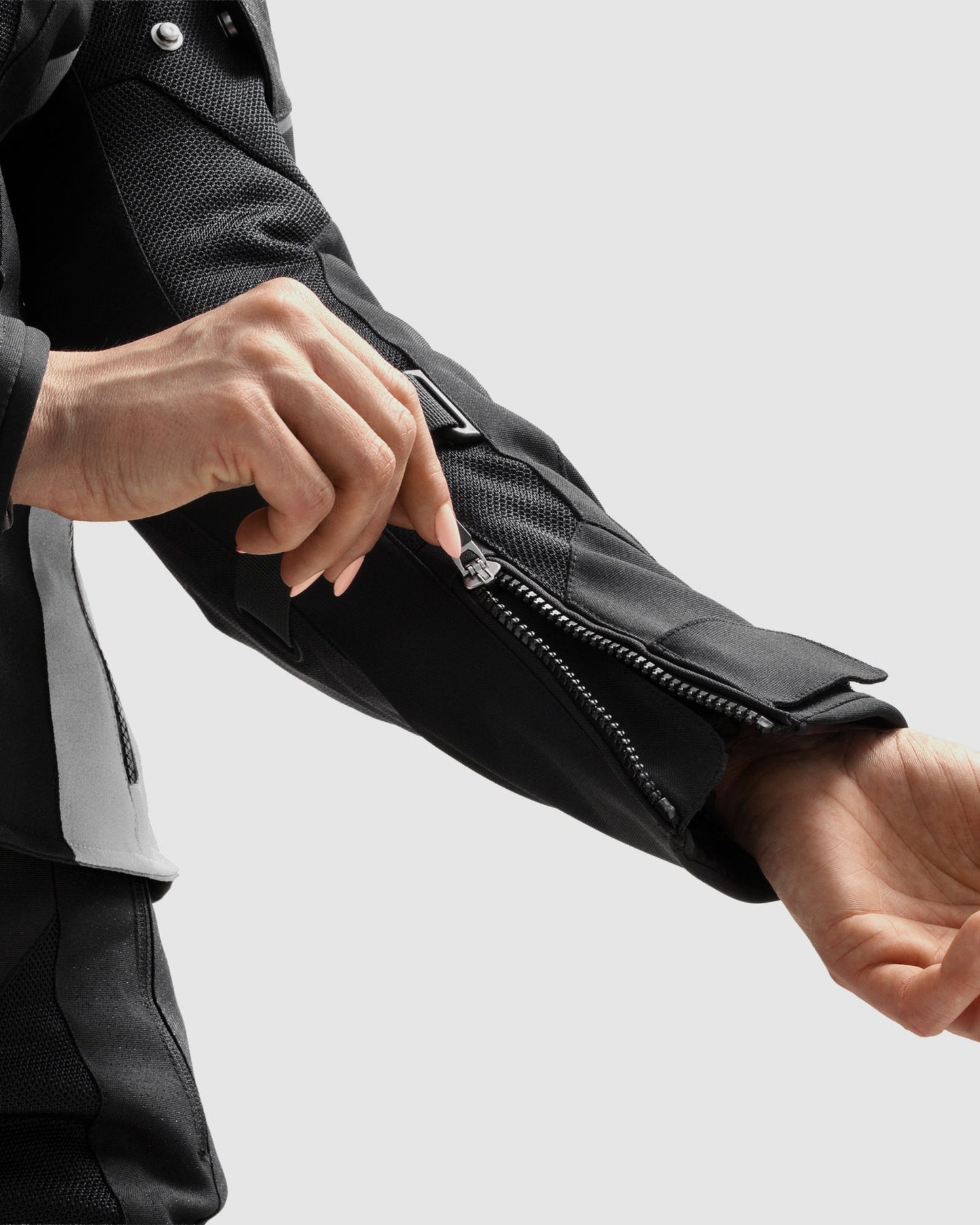 Hiflow V Damen Motorradjacke Grau