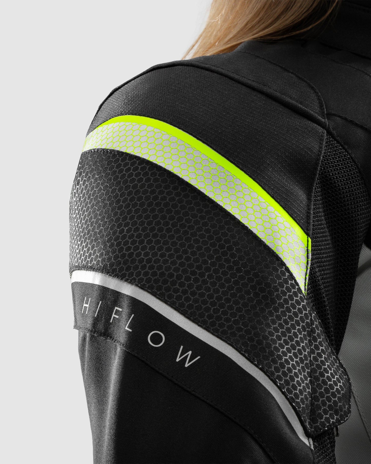 Hiflow V Damen Motorradjacke Grau