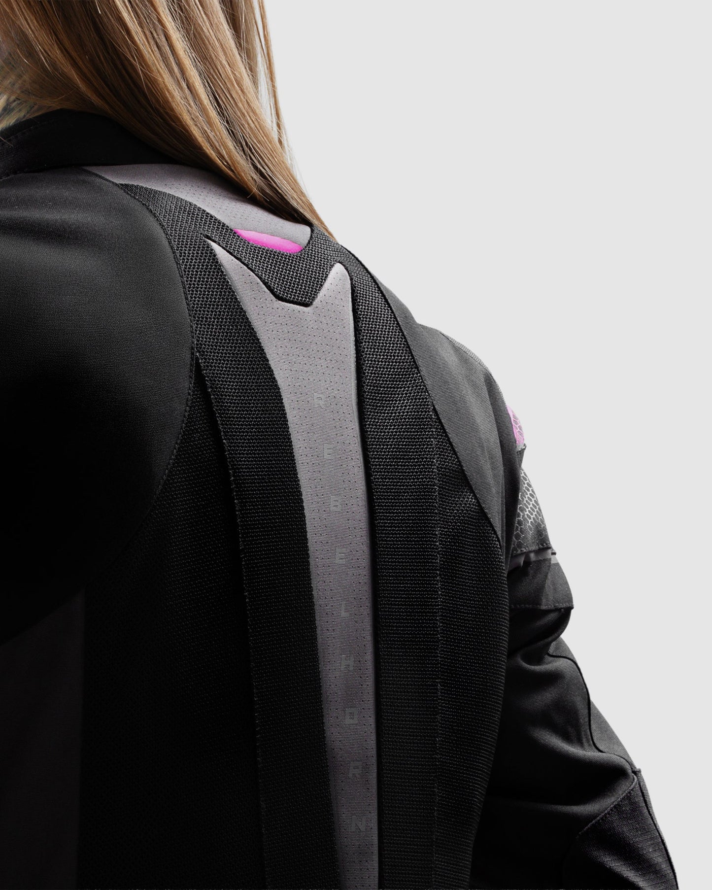 Hiflow V Damen Motorradjacke Schwarz, Rosa