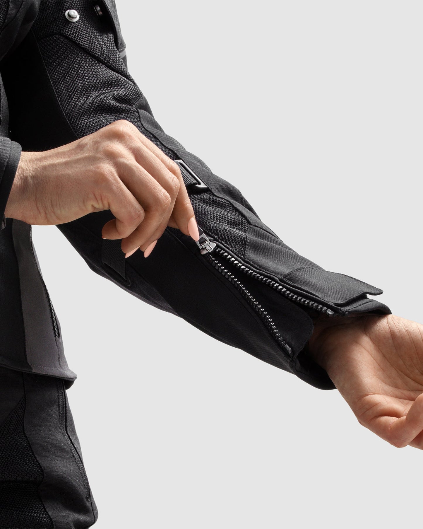 Hiflow V Damen Motorradjacke Schwarz, Rosa