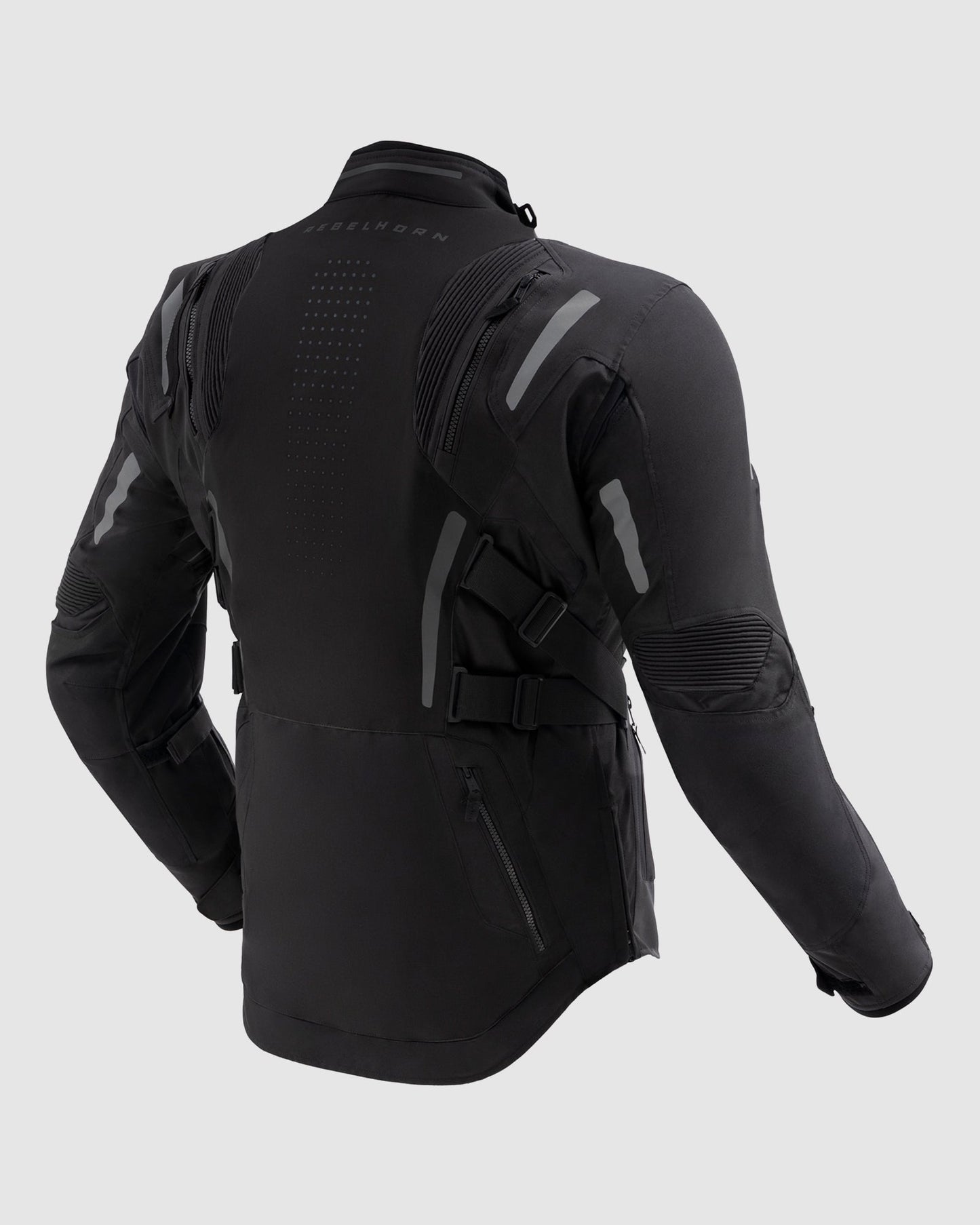 Hiker IV Motorradjacke Schwarz