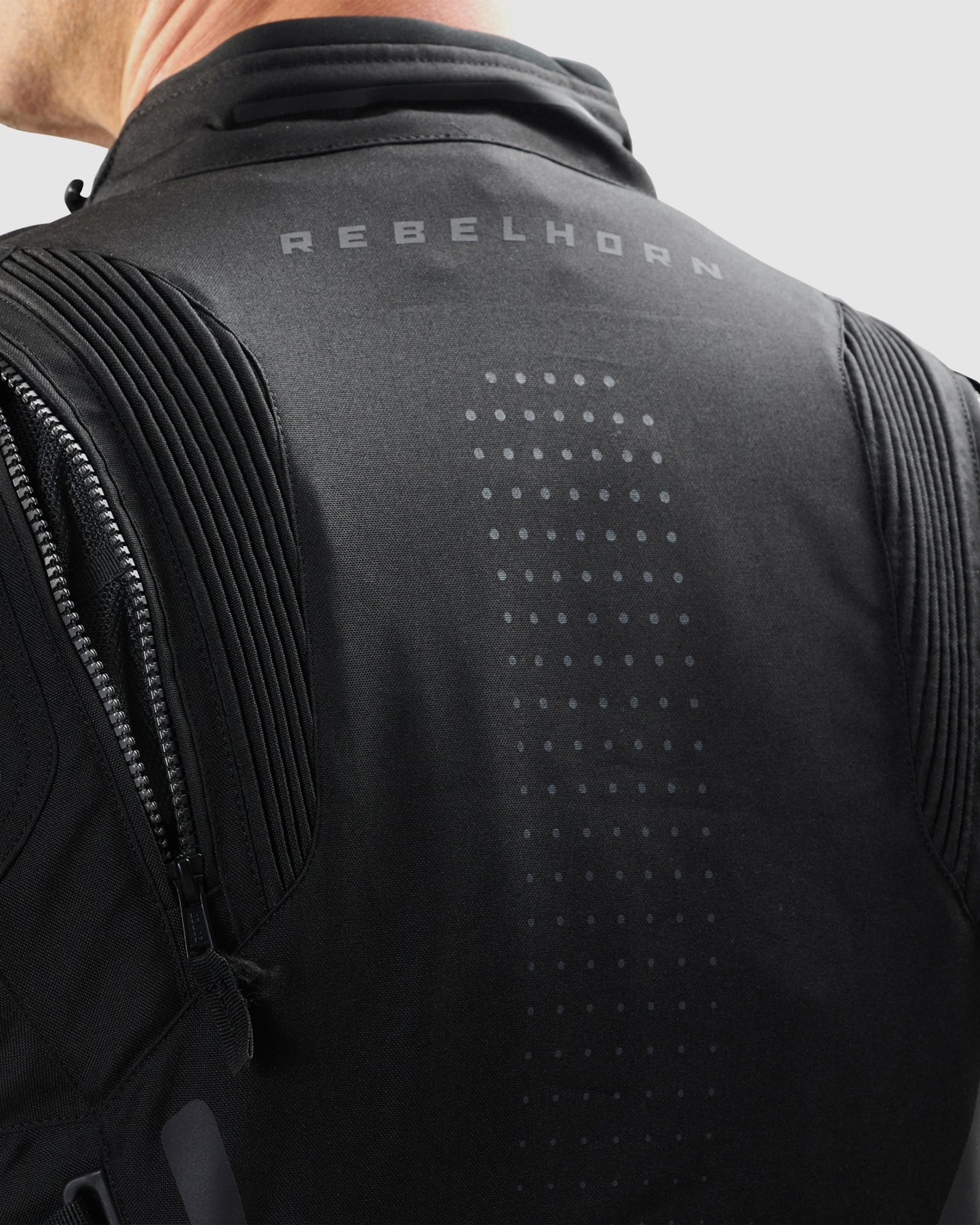 Hiker IV Motorradjacke Schwarz