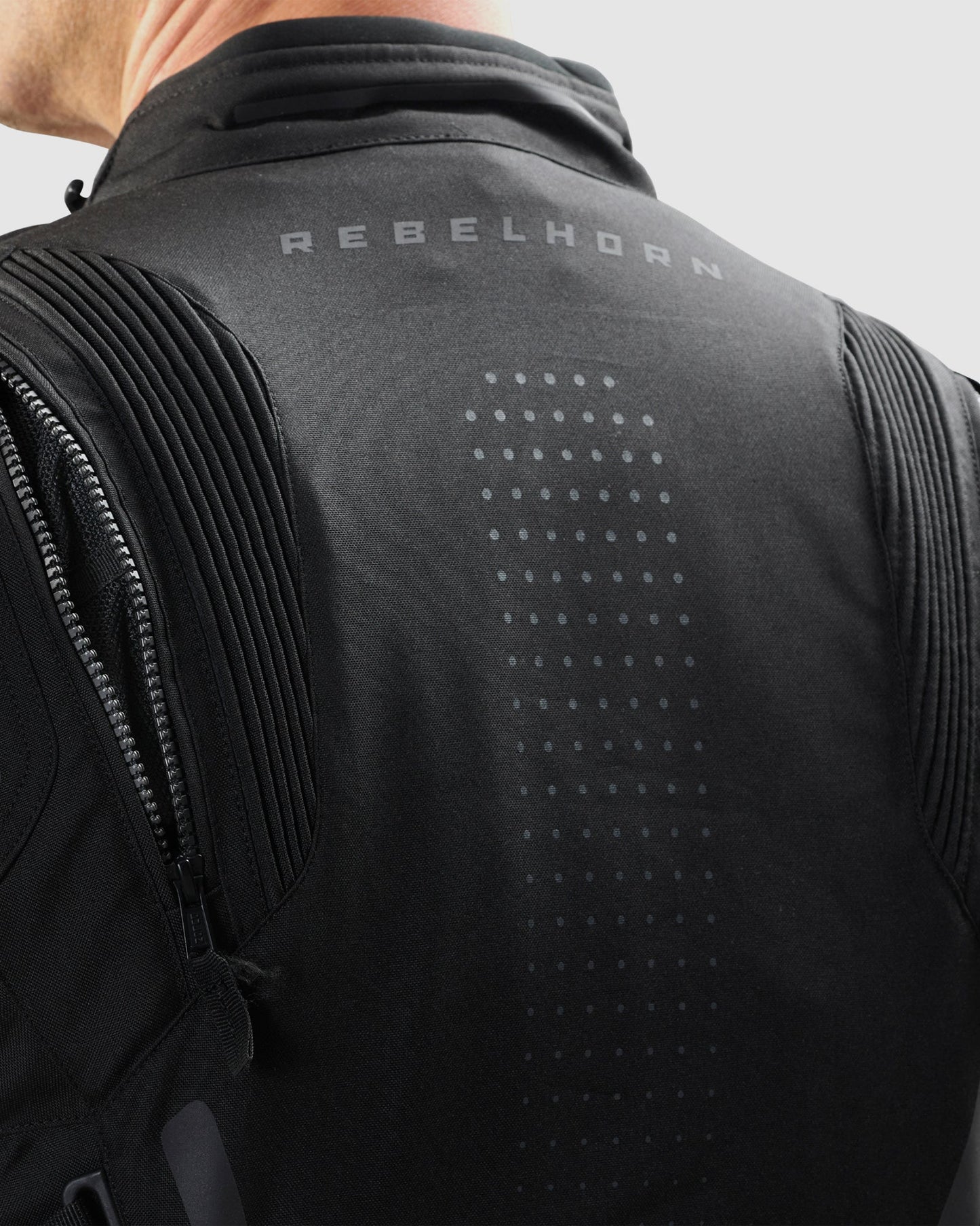 Hiker IV Motorradjacke Schwarz