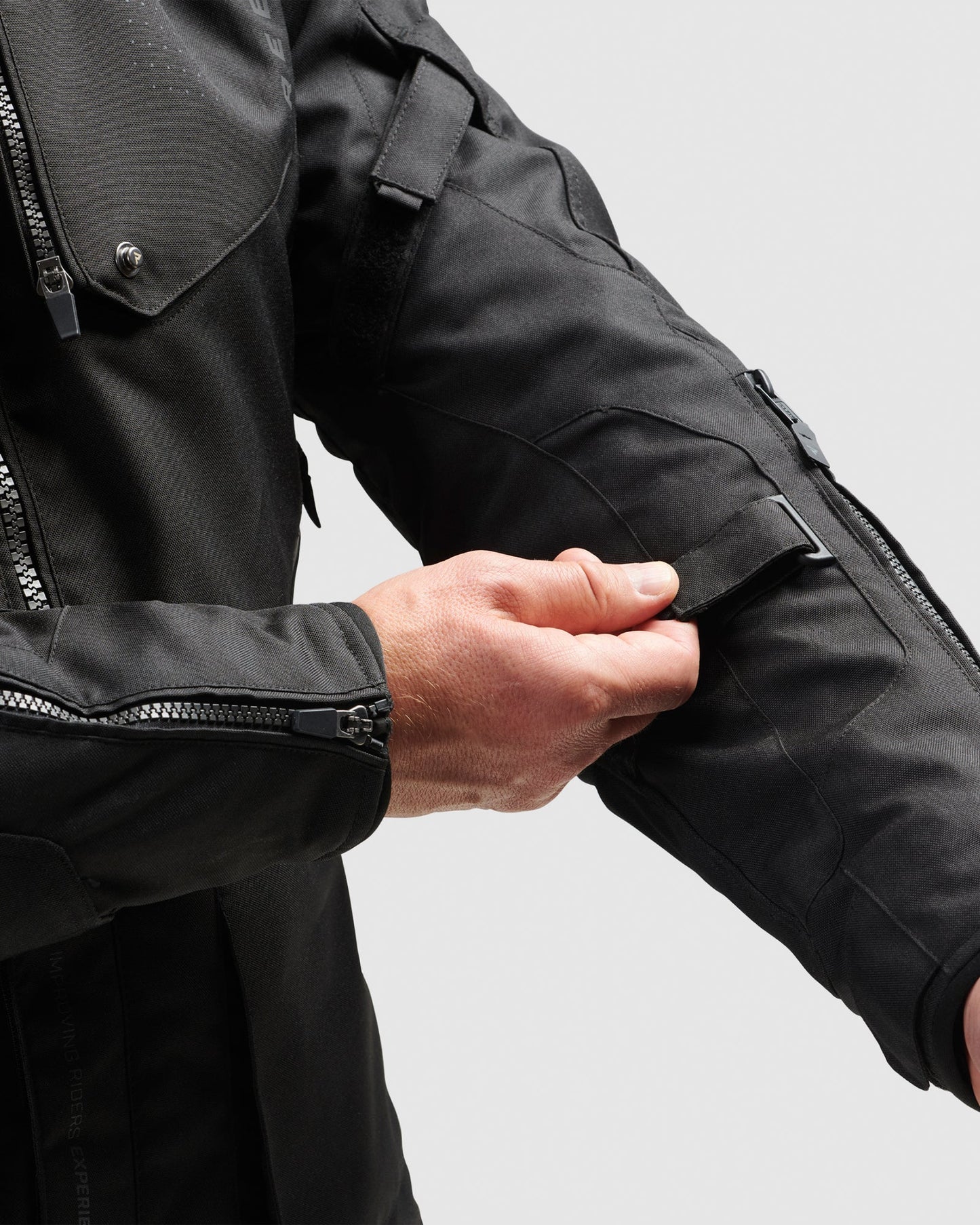 Hiker IV Motorradjacke Schwarz