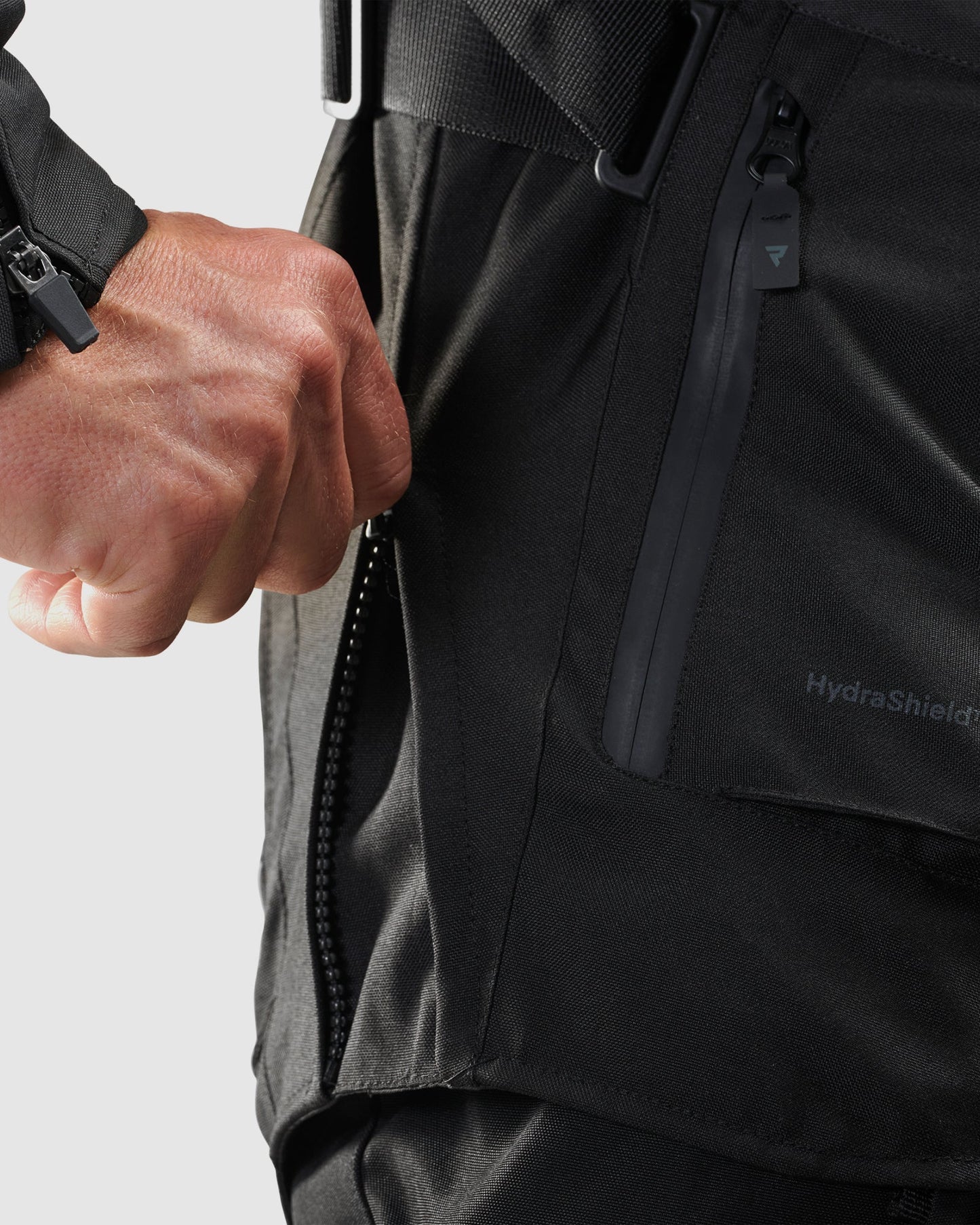 Hiker IV Motorradjacke Schwarz