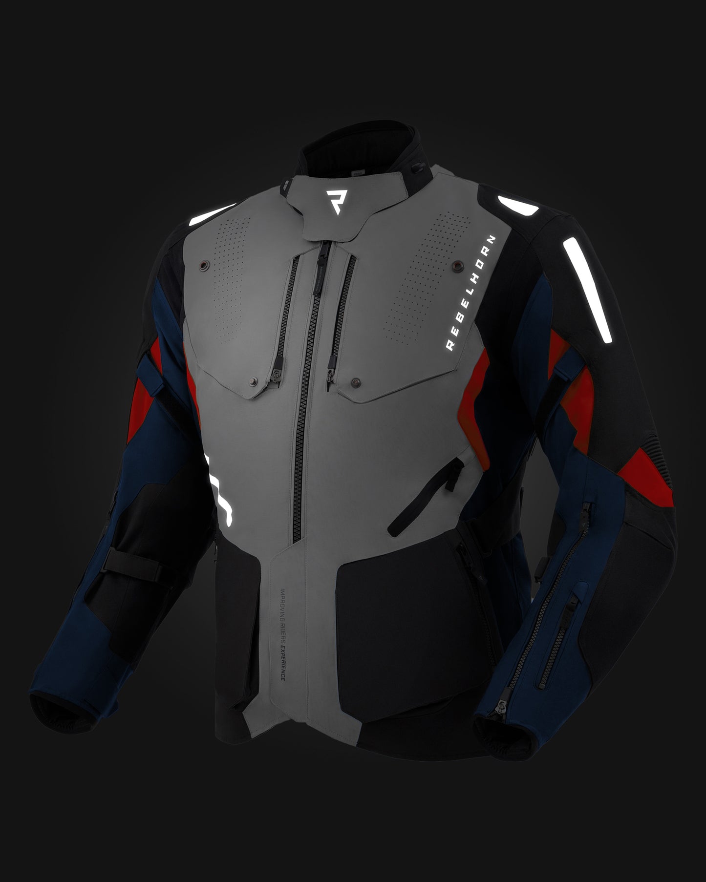 Hiker IV Motorradjacke Blau