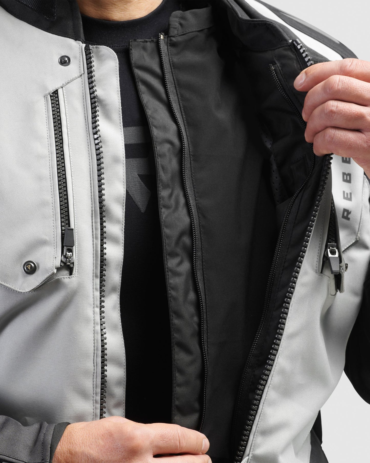 Hiker IV Motorradjacke Grau