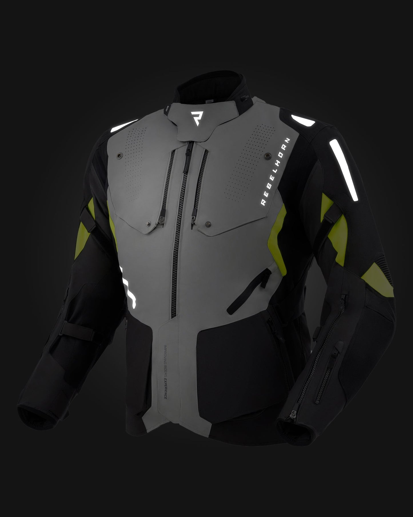 Hiker IV Motorradjacke Grau