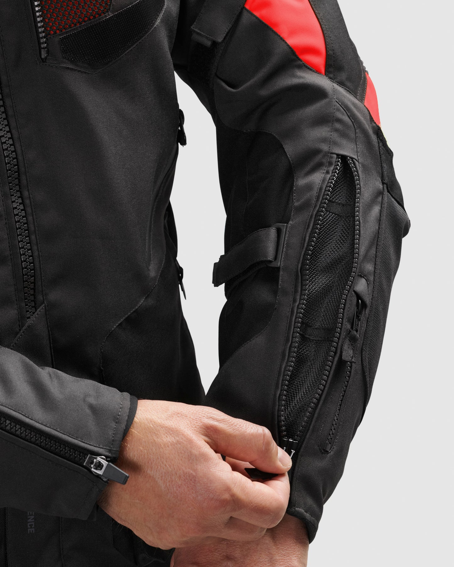 Hiker IV Motorradjacke Rot