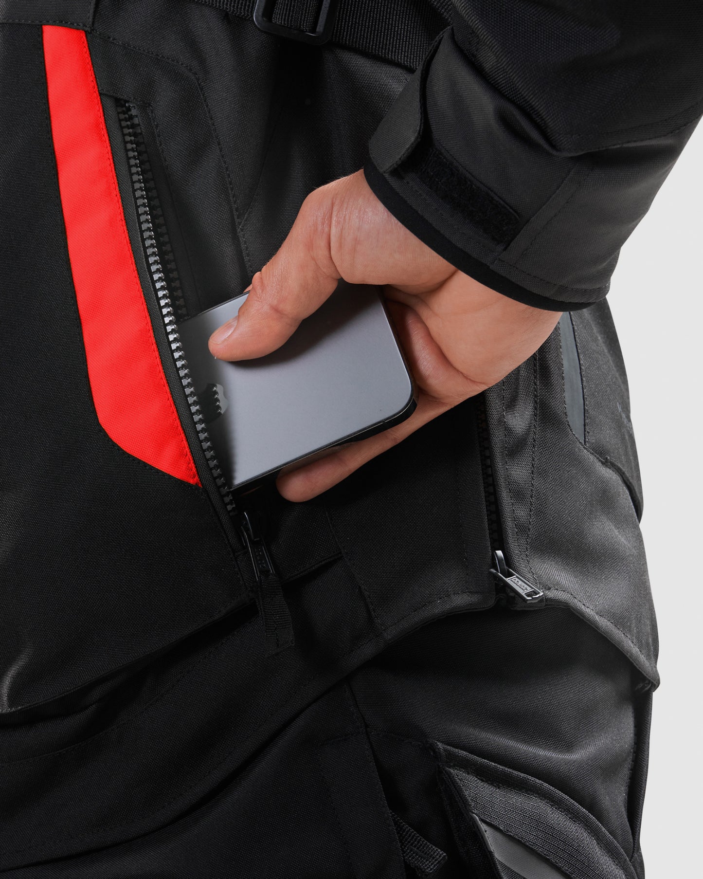Hiker IV Motorradjacke Rot