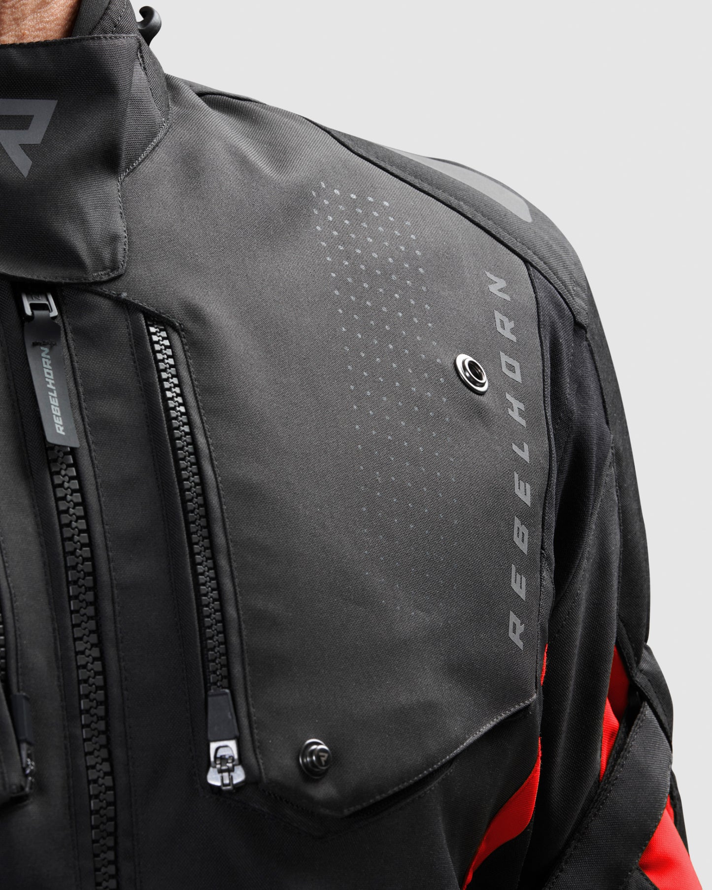 Hiker IV Motorradjacke Rot