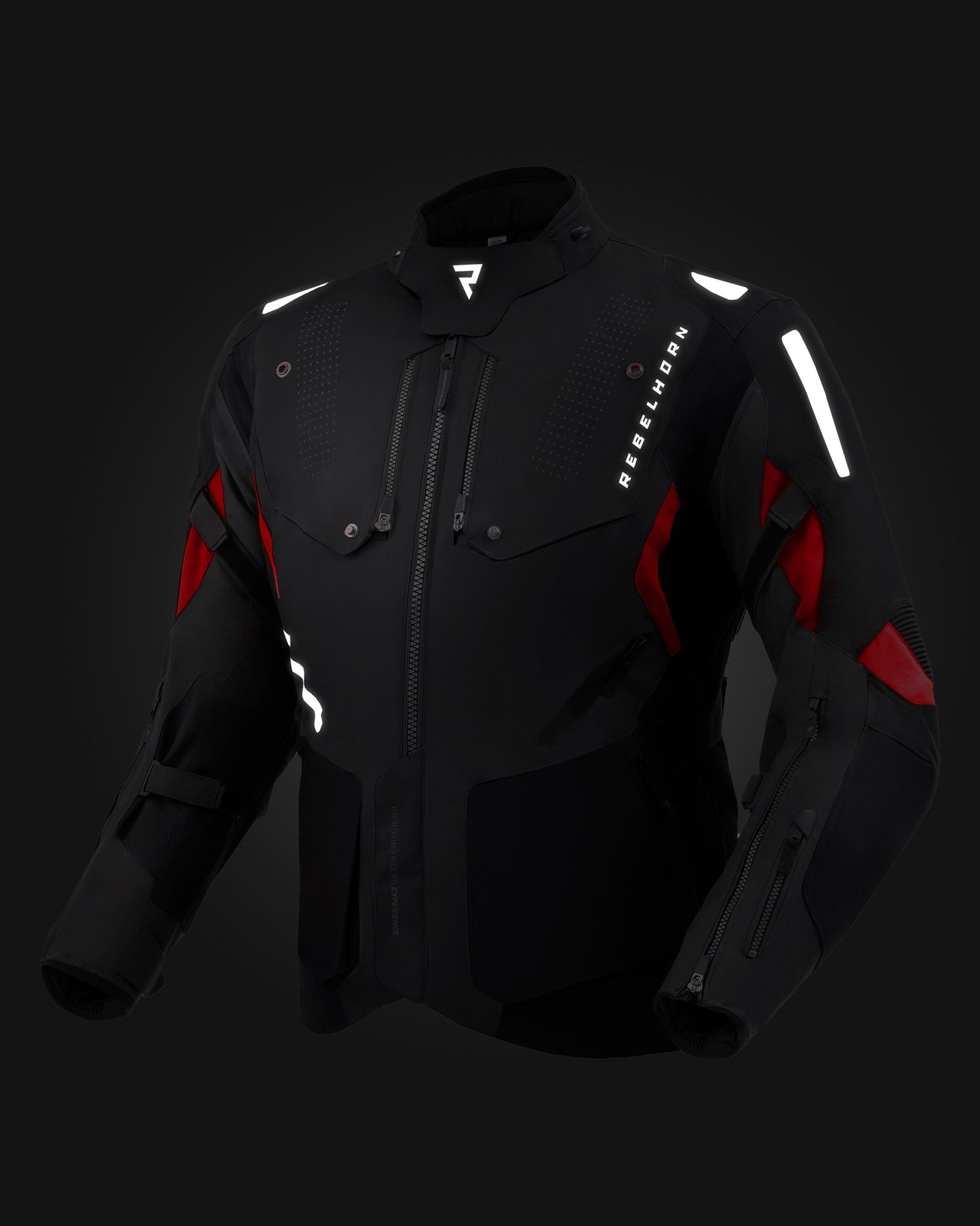 Hiker IV Motorradjacke Rot