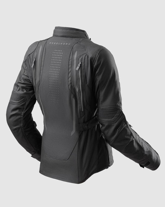 Hiker IV Damen Motorradjacke Schwarz