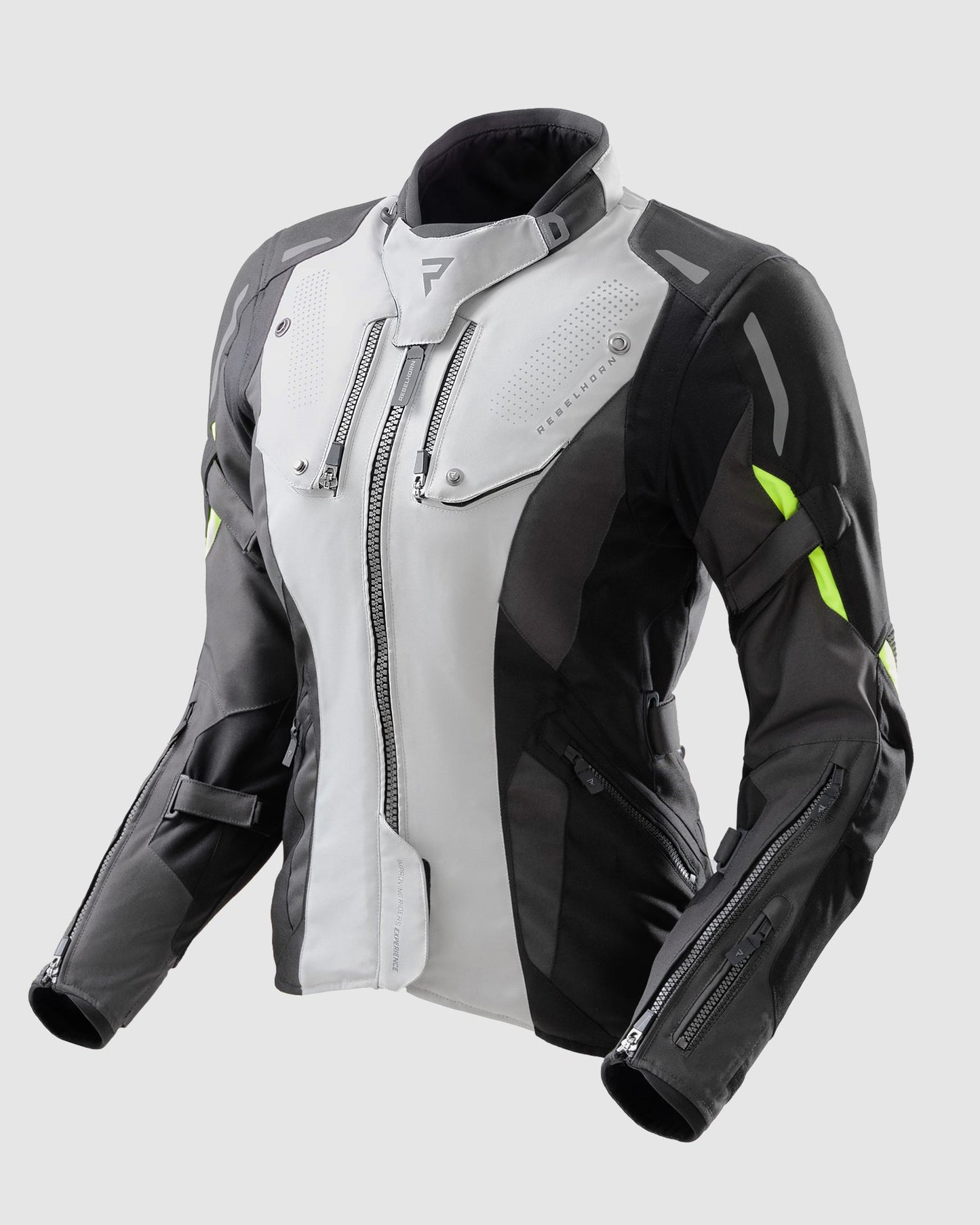 Hiker IV Damen Motorradjacke Grau
