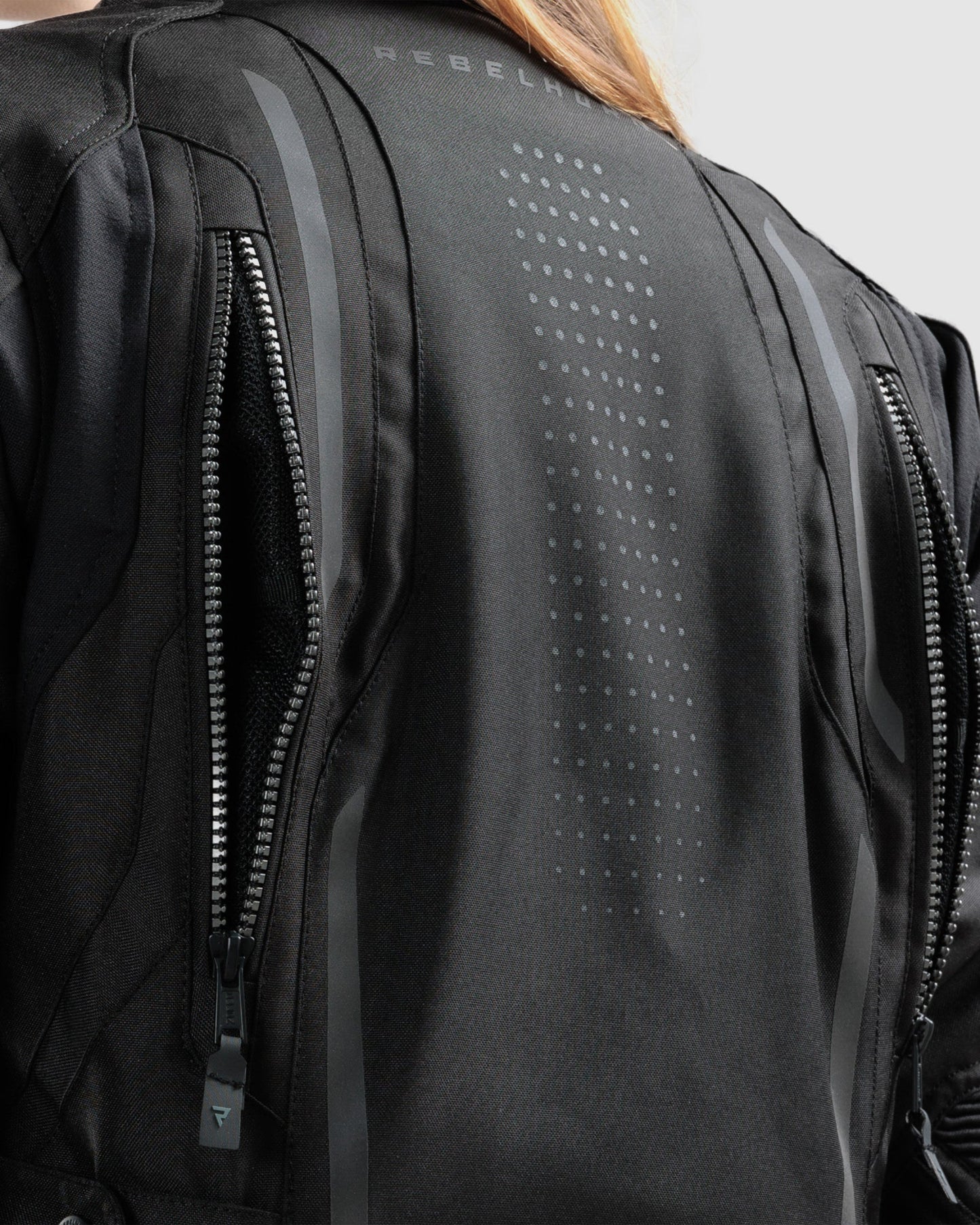 Hiker IV Damen Motorradjacke Schwarz