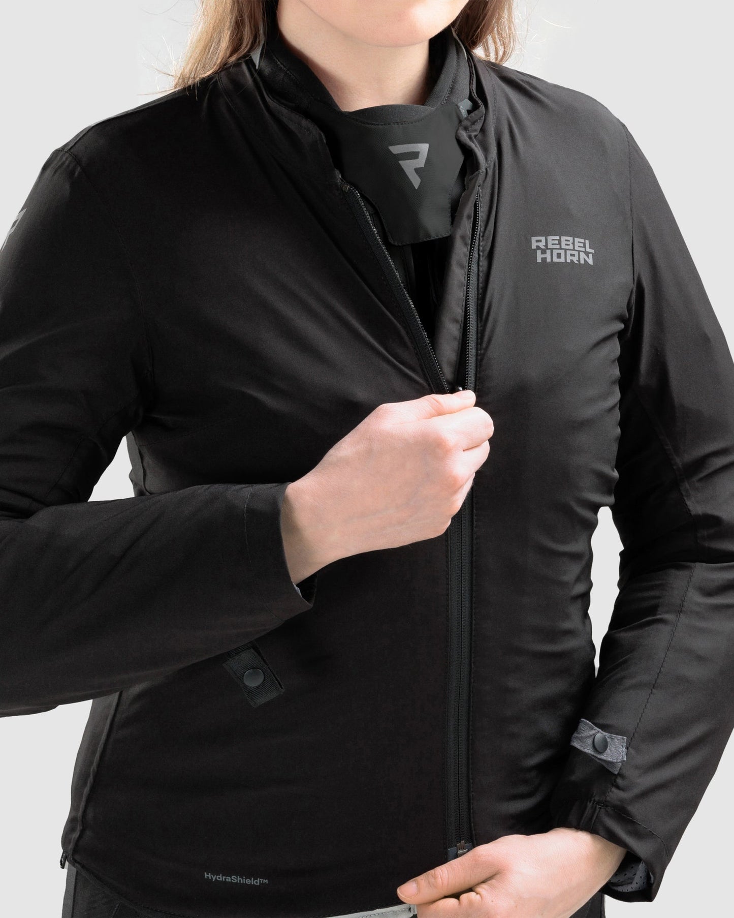 Hiker IV Damen Motorradjacke Schwarz