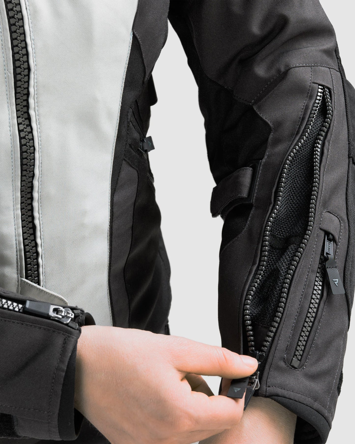 Hiker IV Damen Motorradjacke Grau