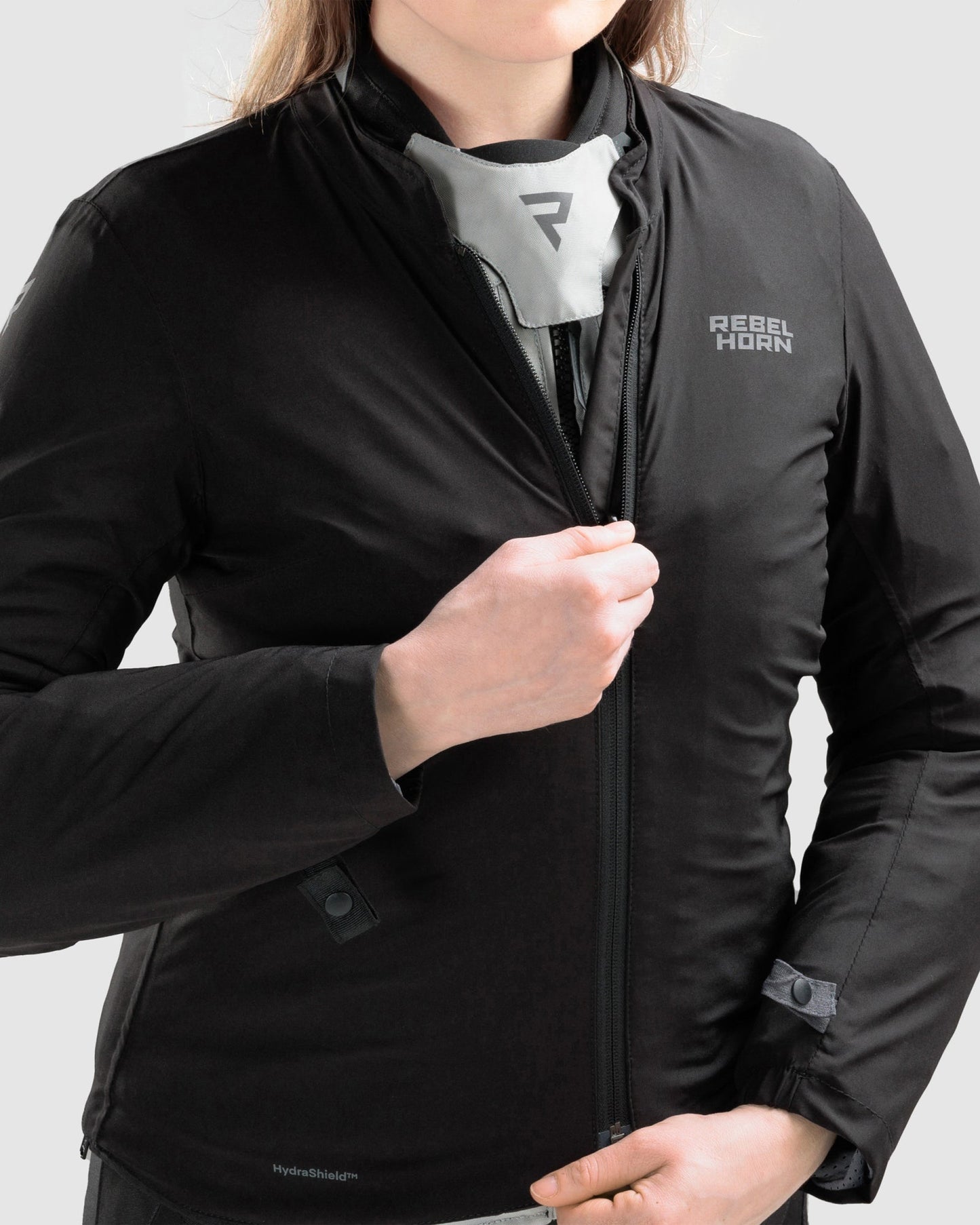 Hiker IV Damen Motorradjacke Grau