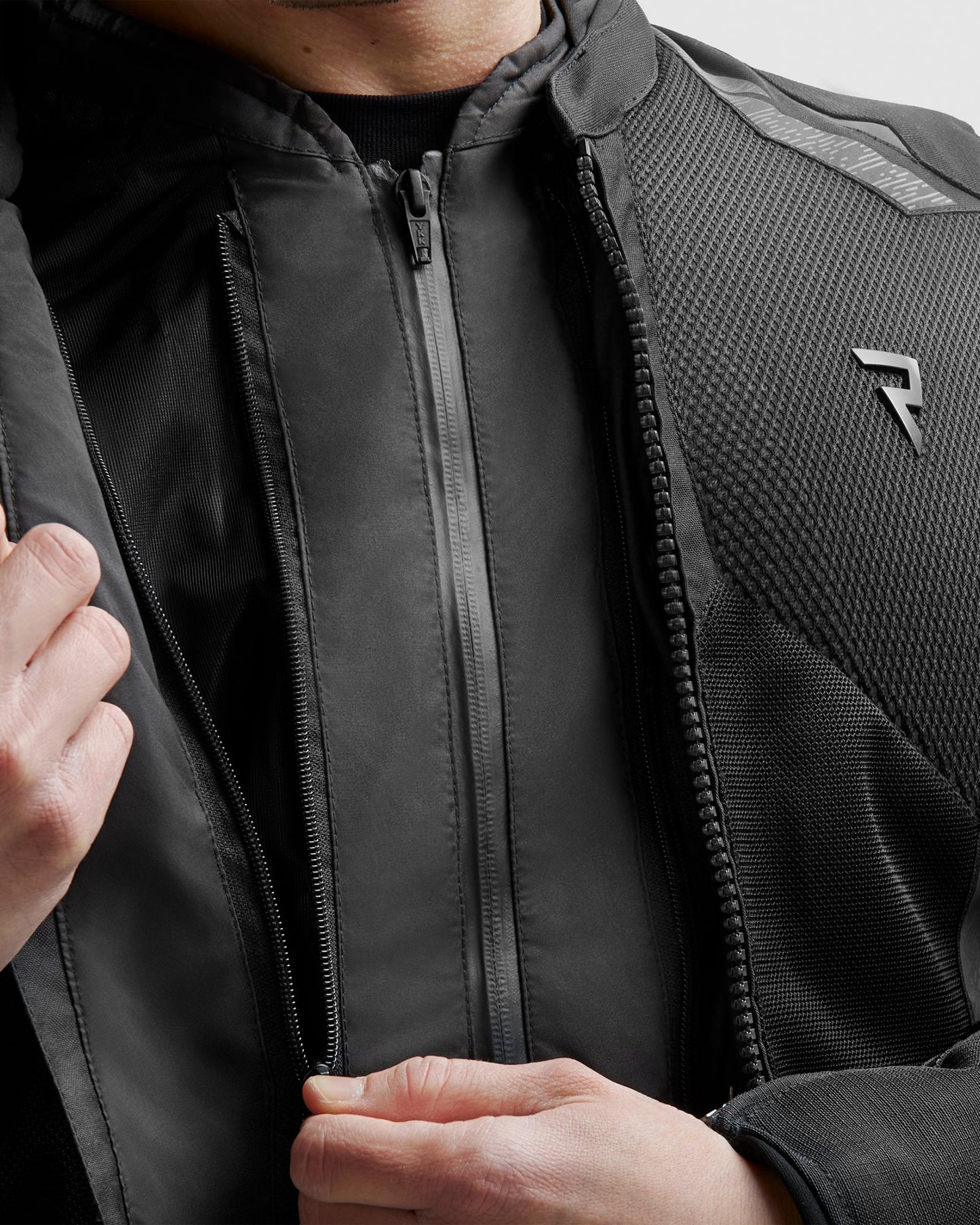 Jax Motorradjacke Schwarz