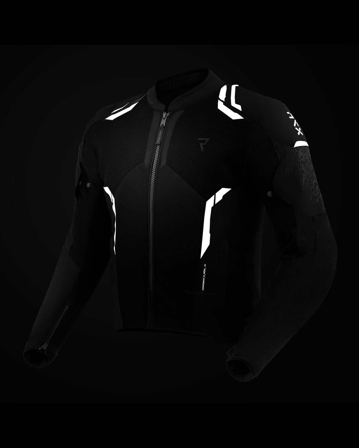 Jax Motorradjacke Schwarz