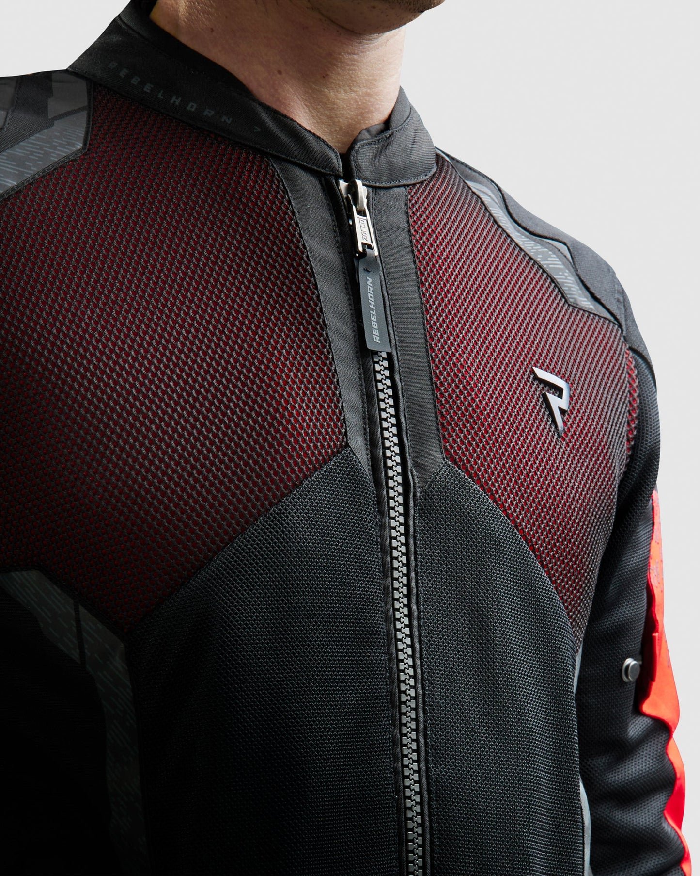 Jax Motorradjacke Rot