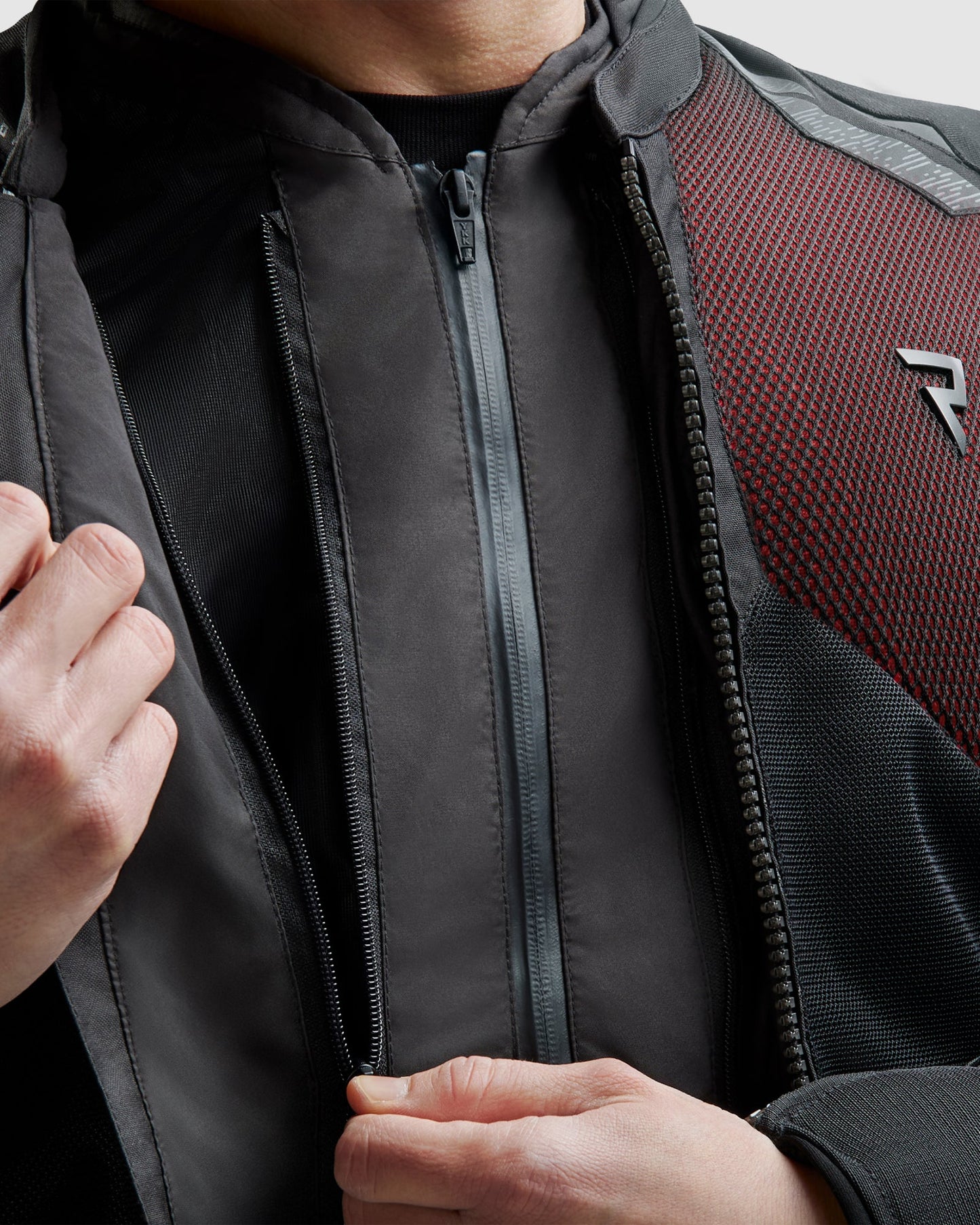 Jax Motorradjacke Rot