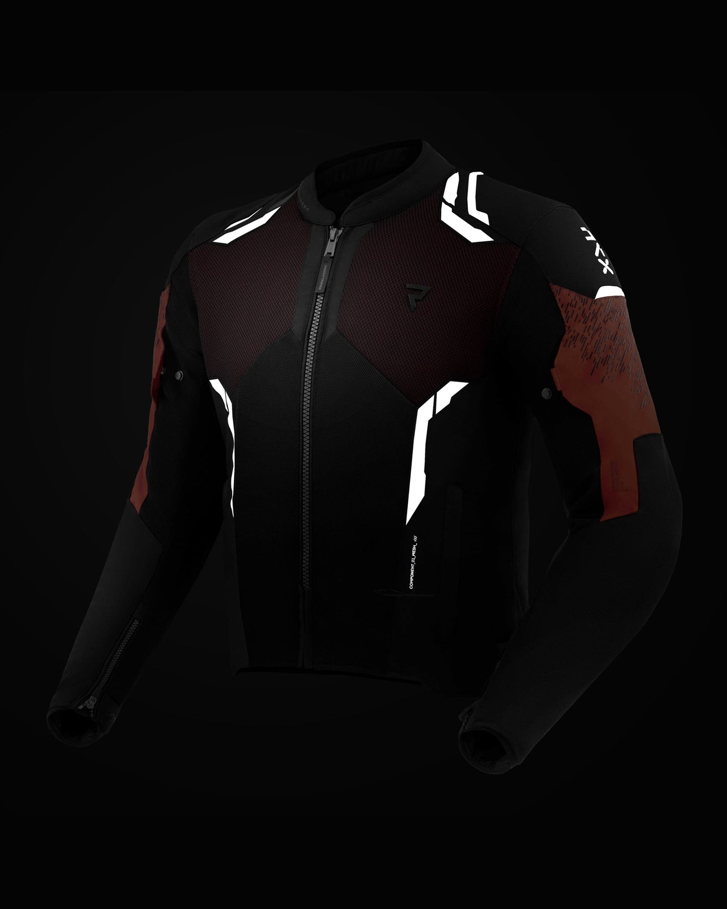 Jax Motorradjacke Rot
