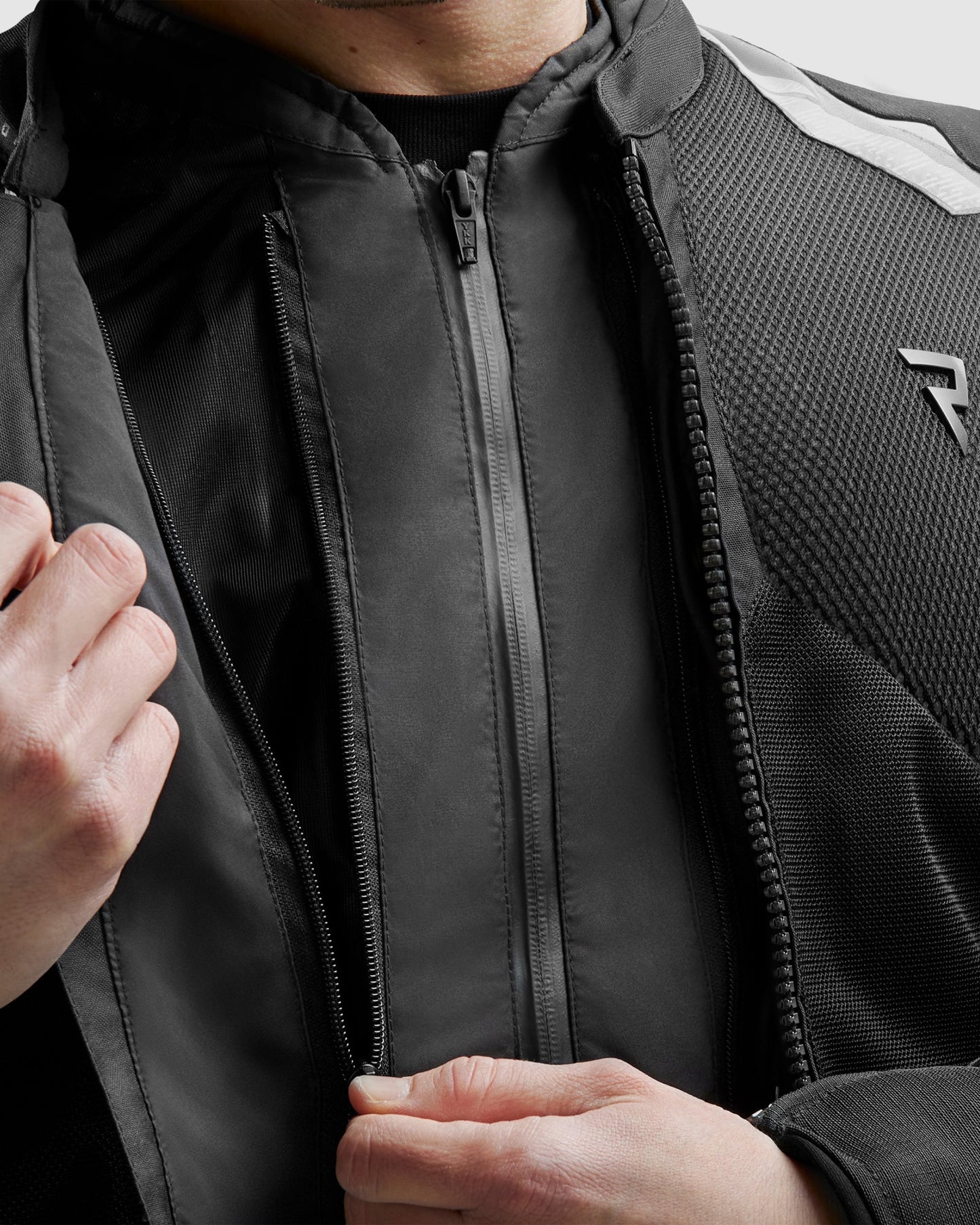 Jax Motorradjacke Grau