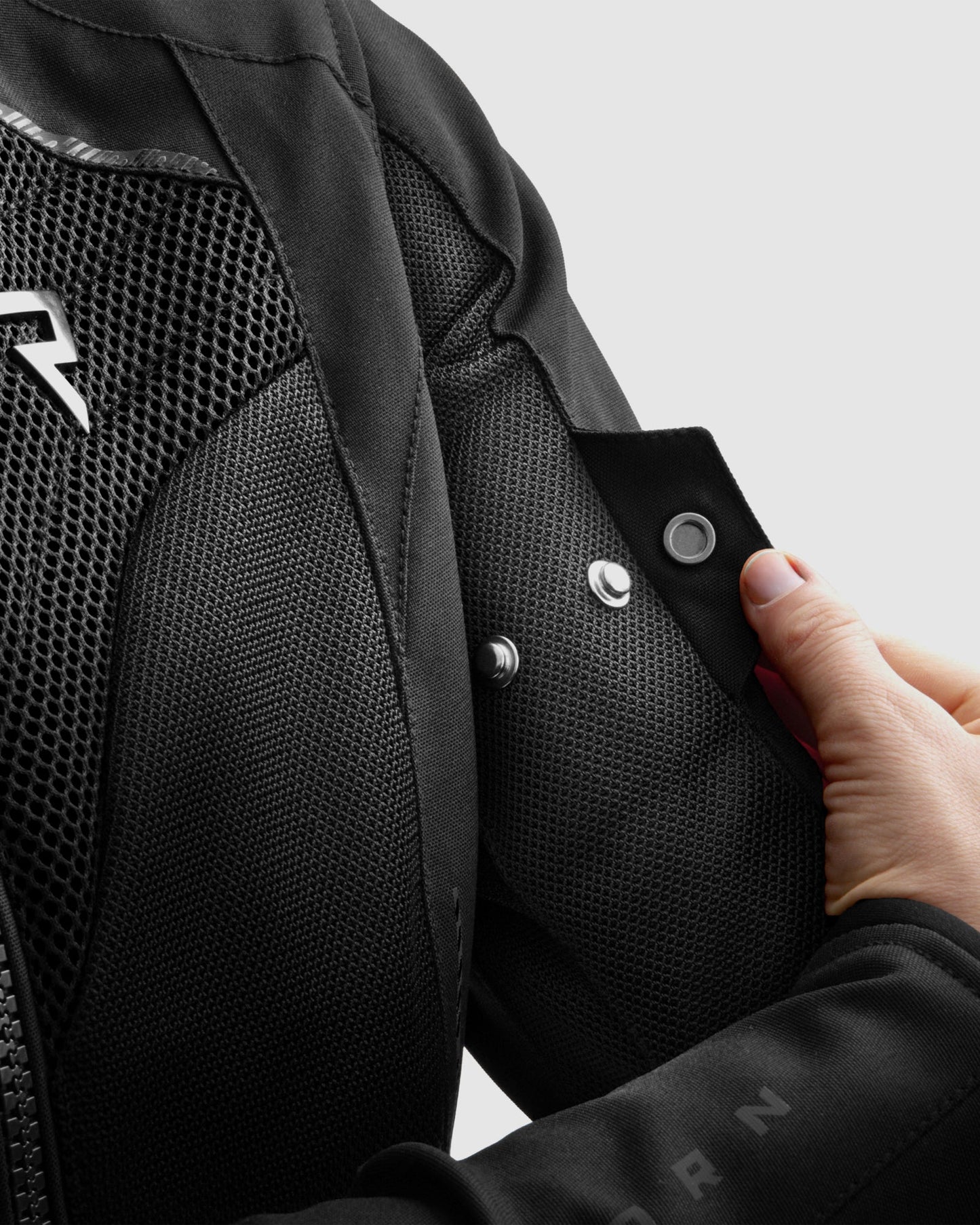 Jax Damen Motorradjacke Schwarz