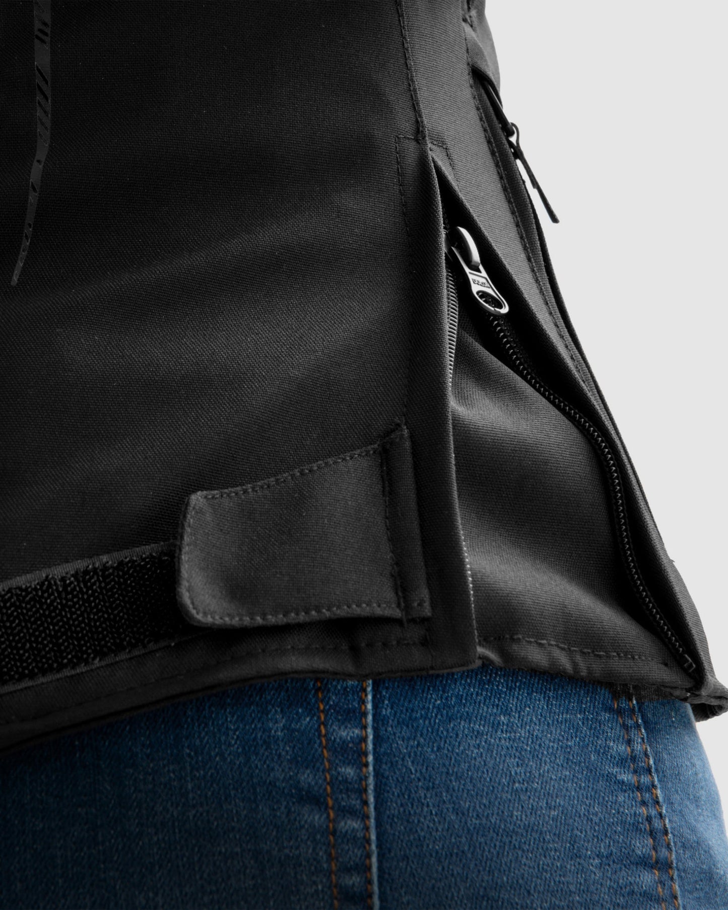 Jax Damen Motorradjacke Schwarz