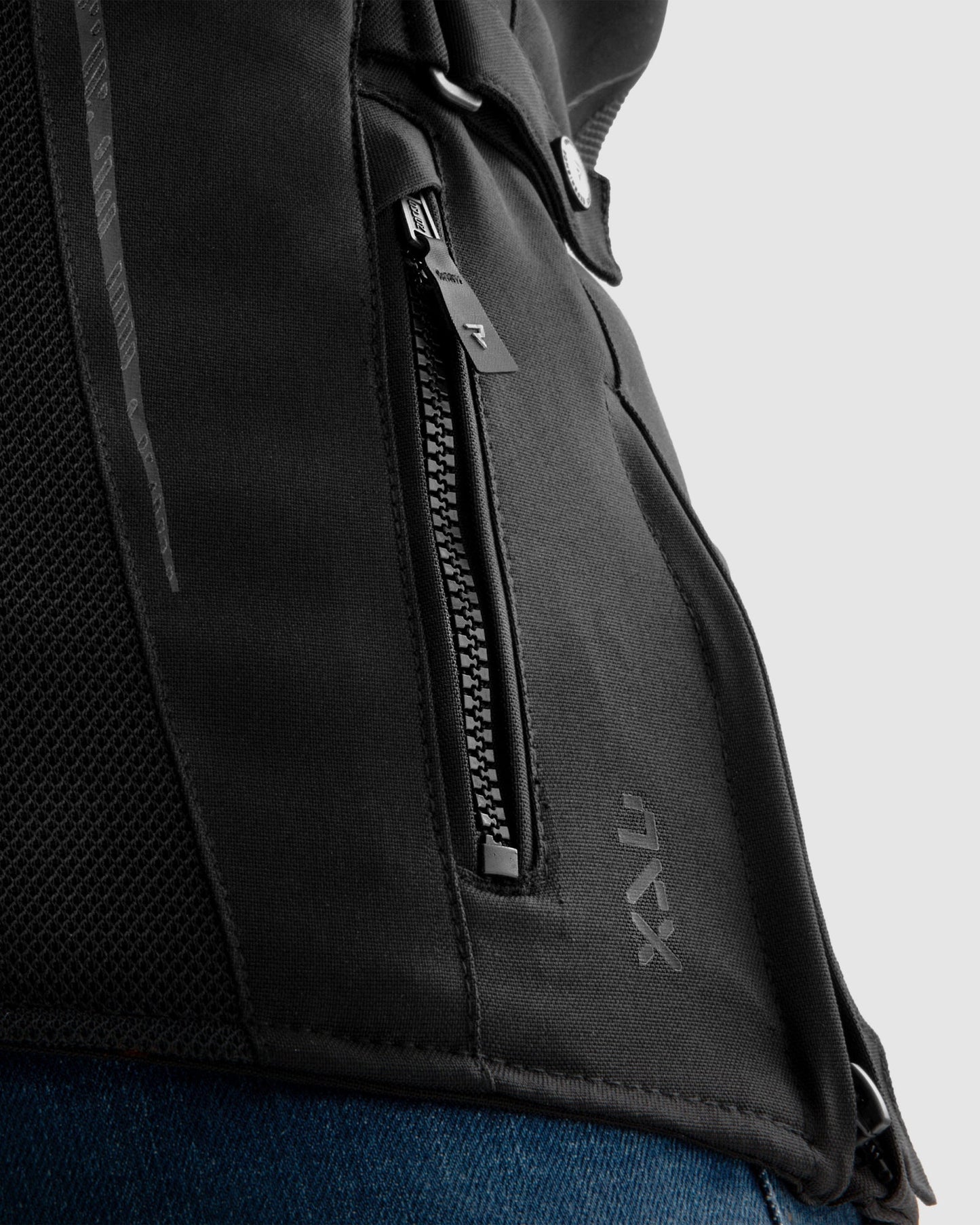 Jax Damen Motorradjacke Schwarz