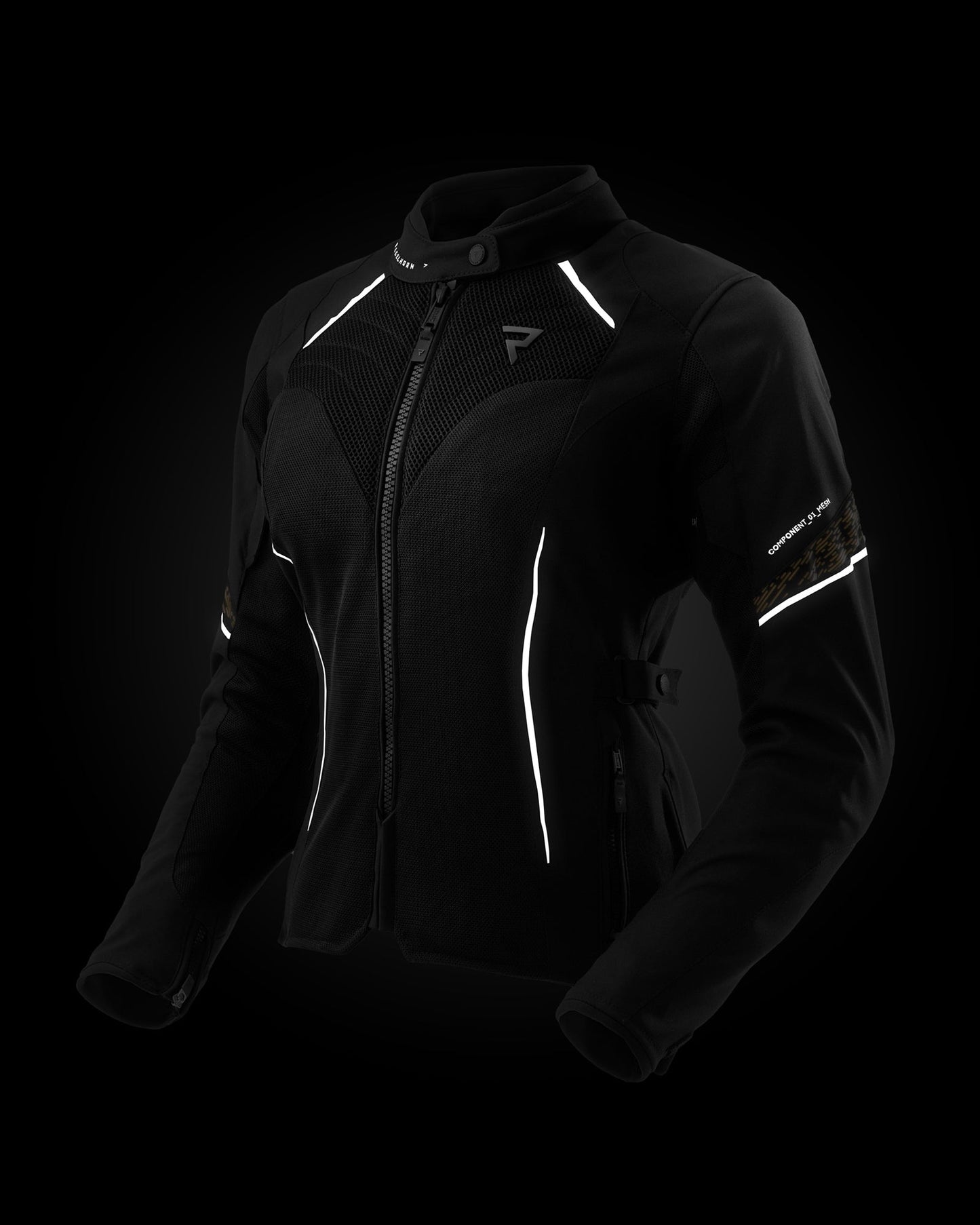 Jax Damen Motorradjacke Gold