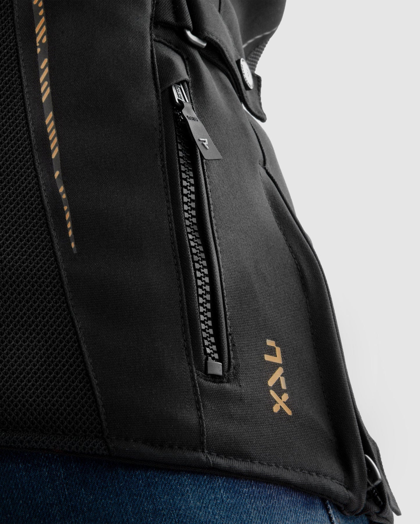 Jax Damen Motorradjacke Gold