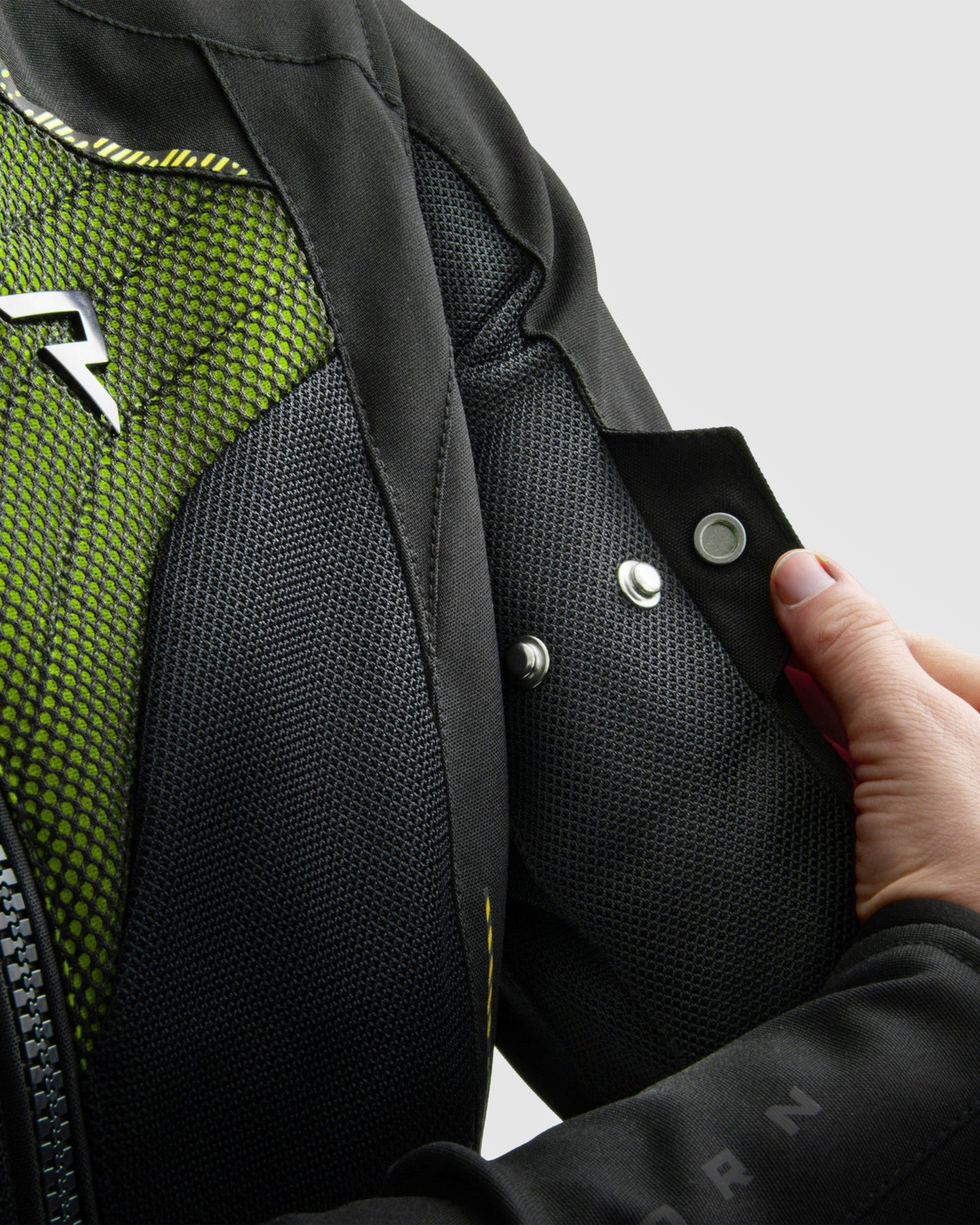 Jax Damen Motorradjacke Grün