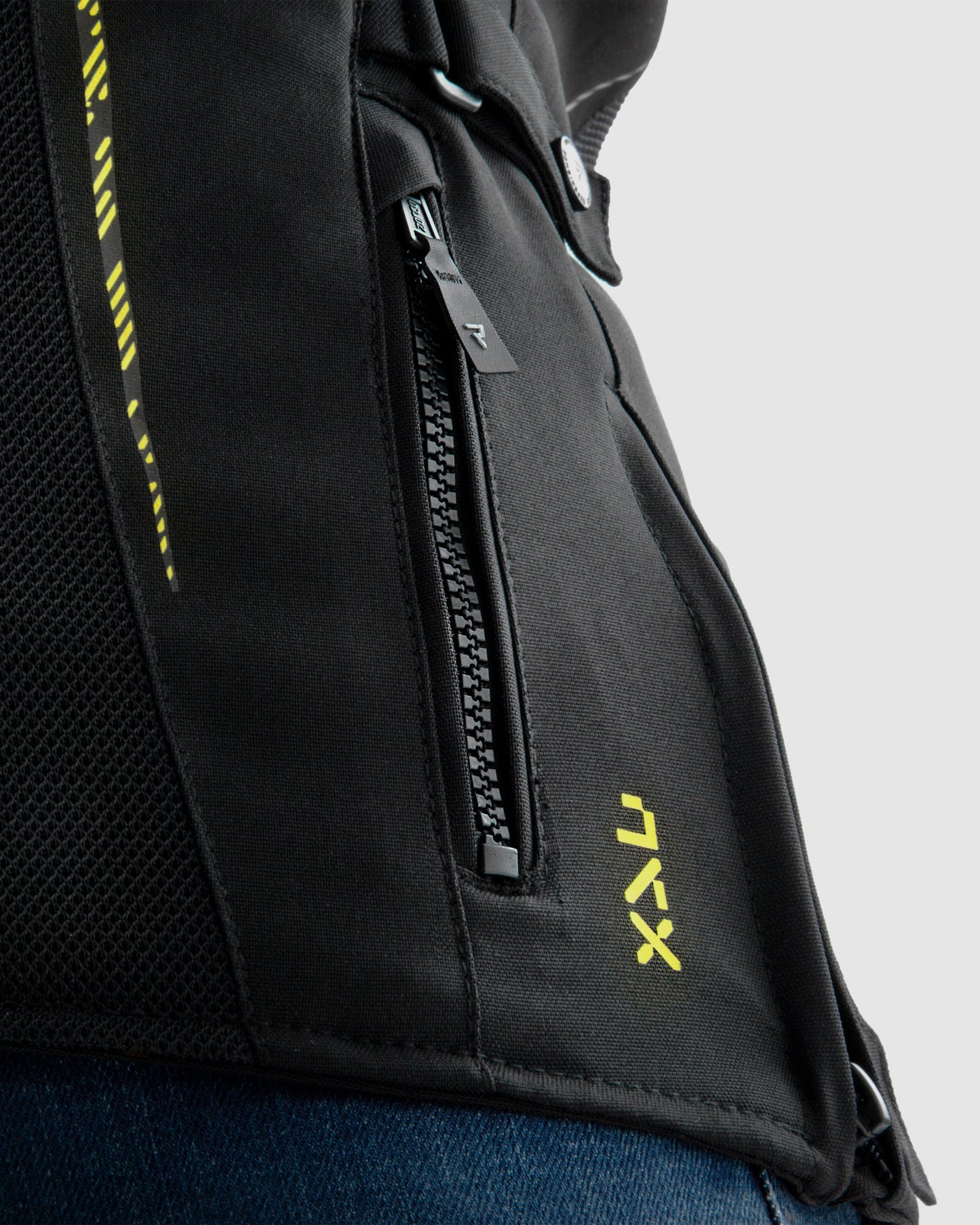 Jax Damen Motorradjacke Grün