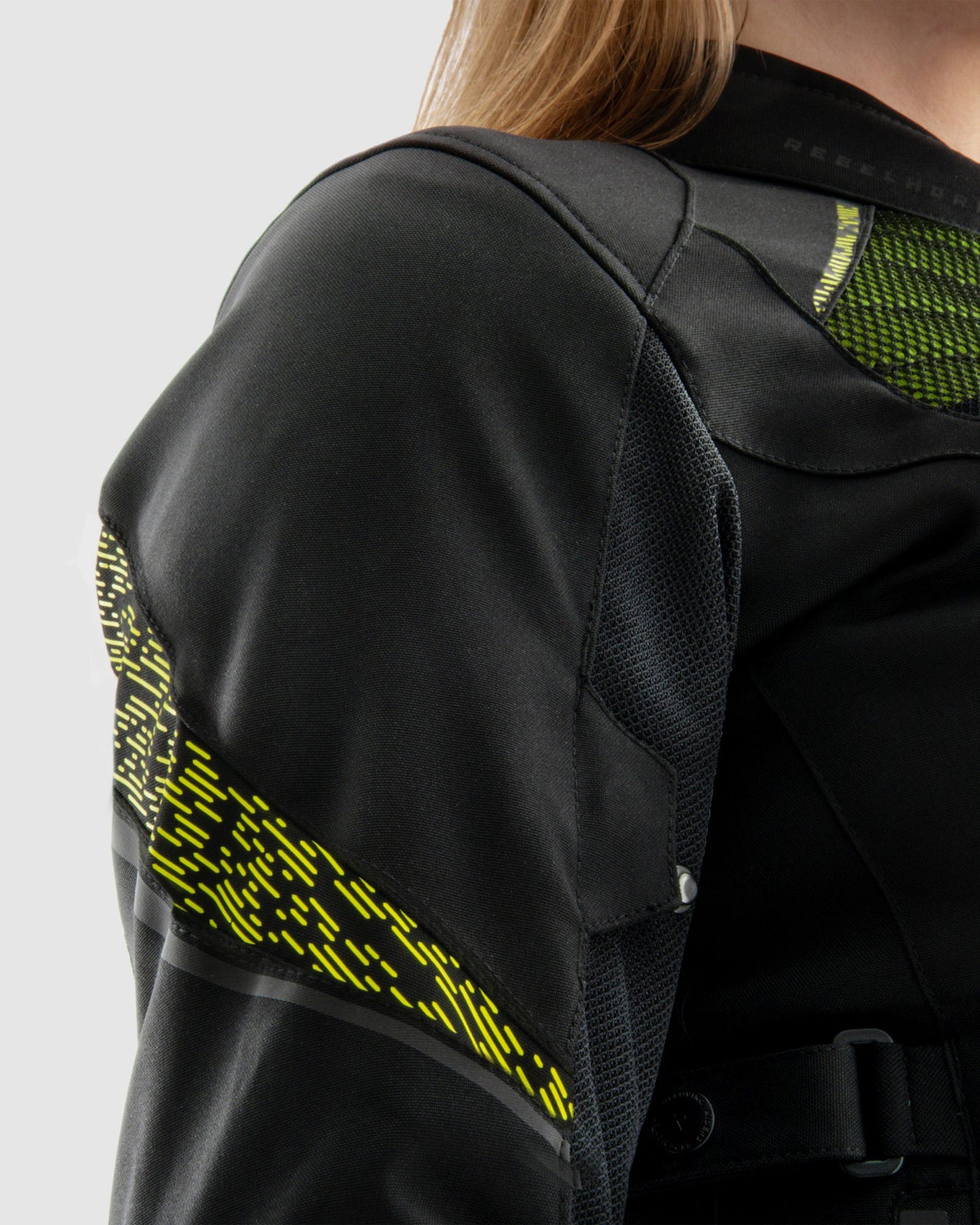 Jax Damen Motorradjacke Grün