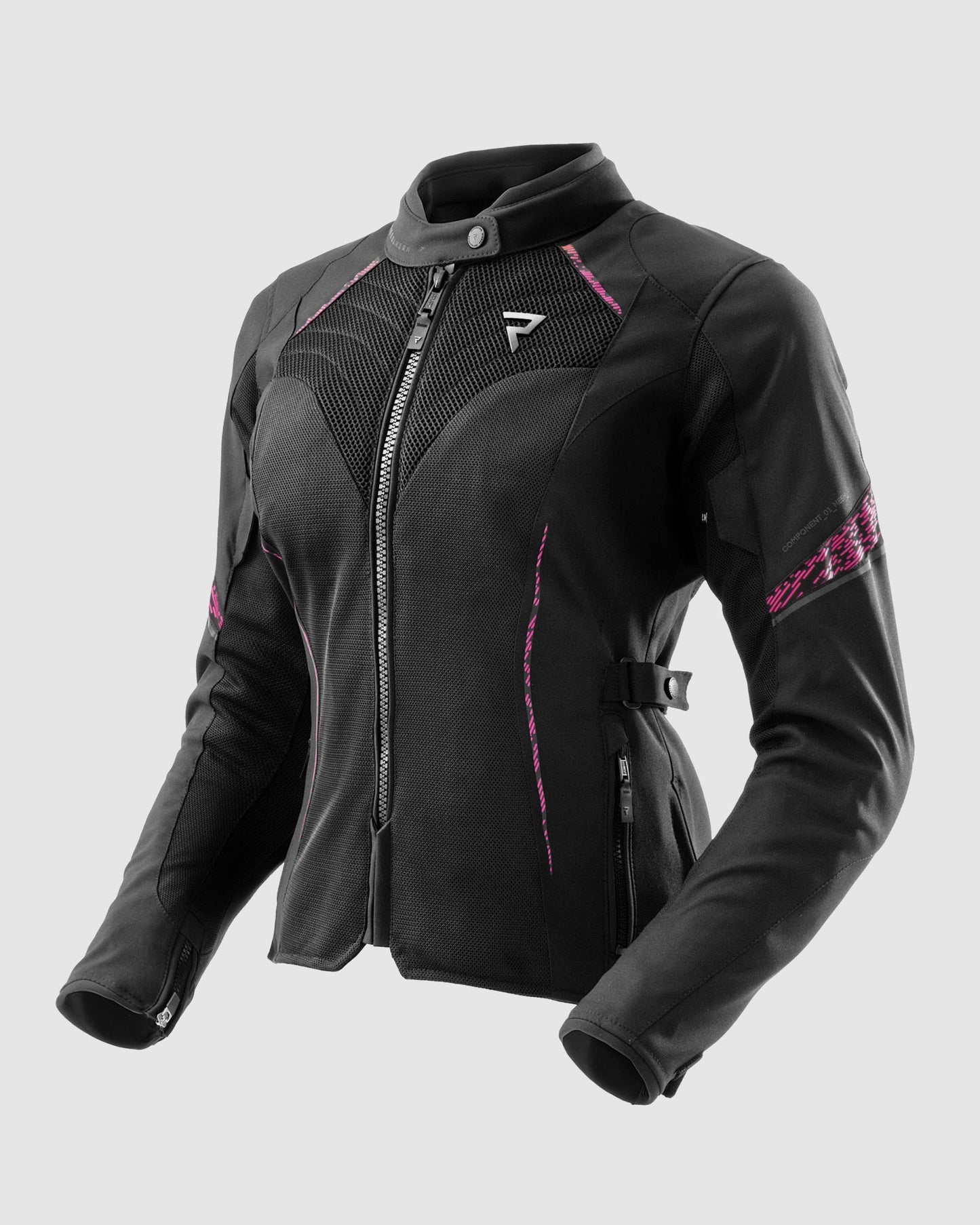 Jax Damen Motorradjacke Rosa
