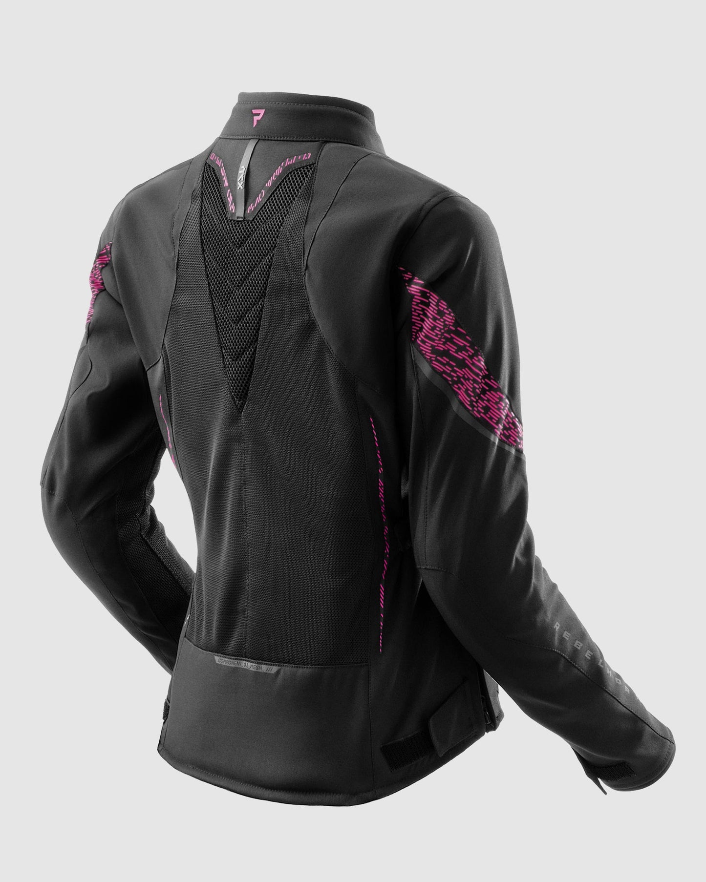 Jax Damen Motorradjacke Rosa