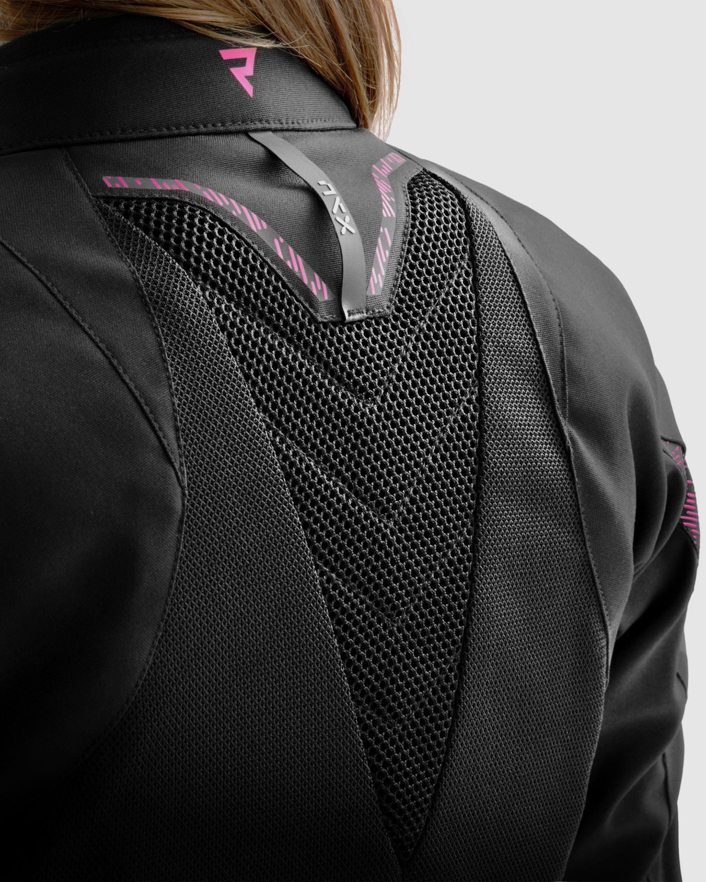 Jax Damen Motorradjacke Rosa