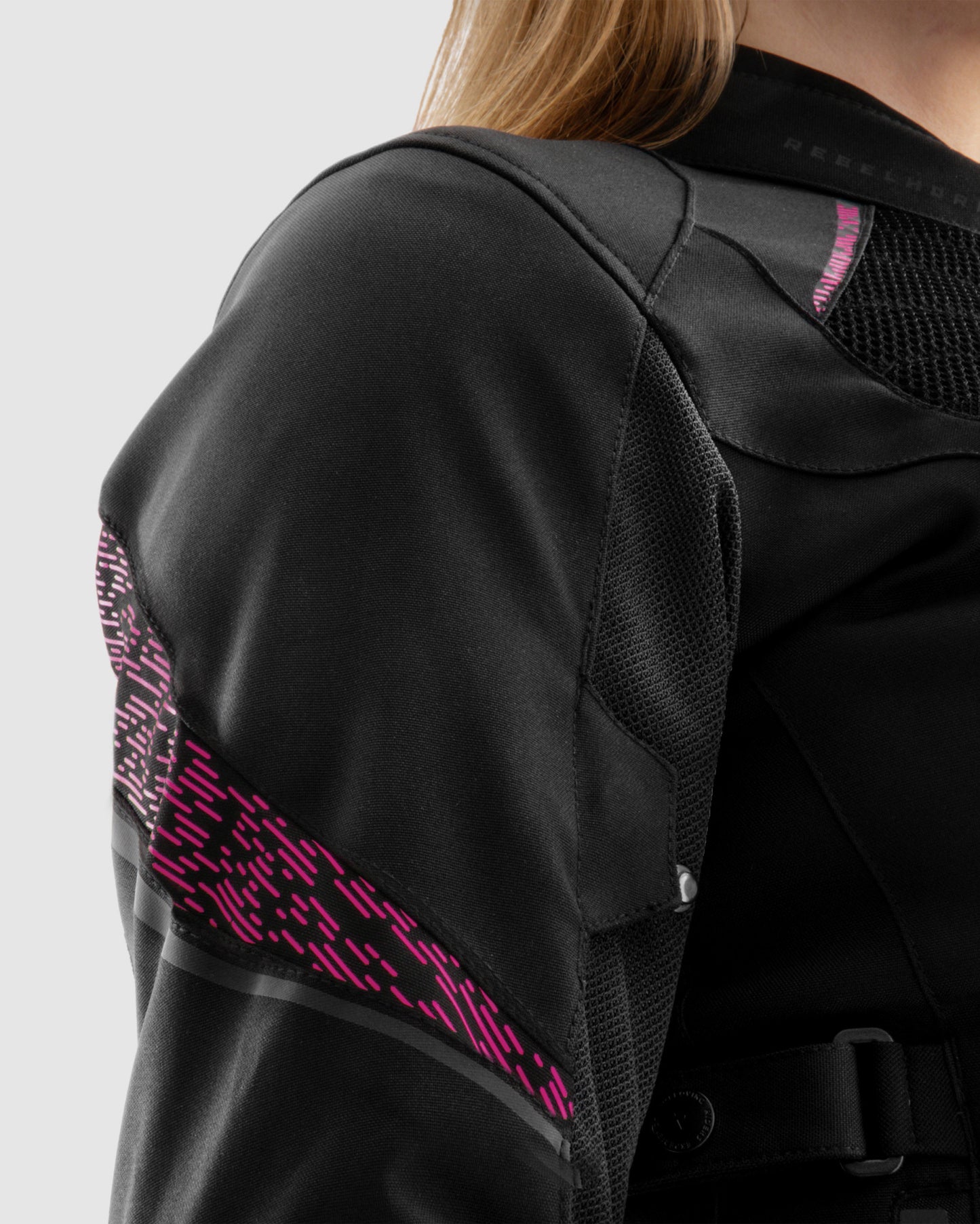 Jax Damen Motorradjacke Rosa