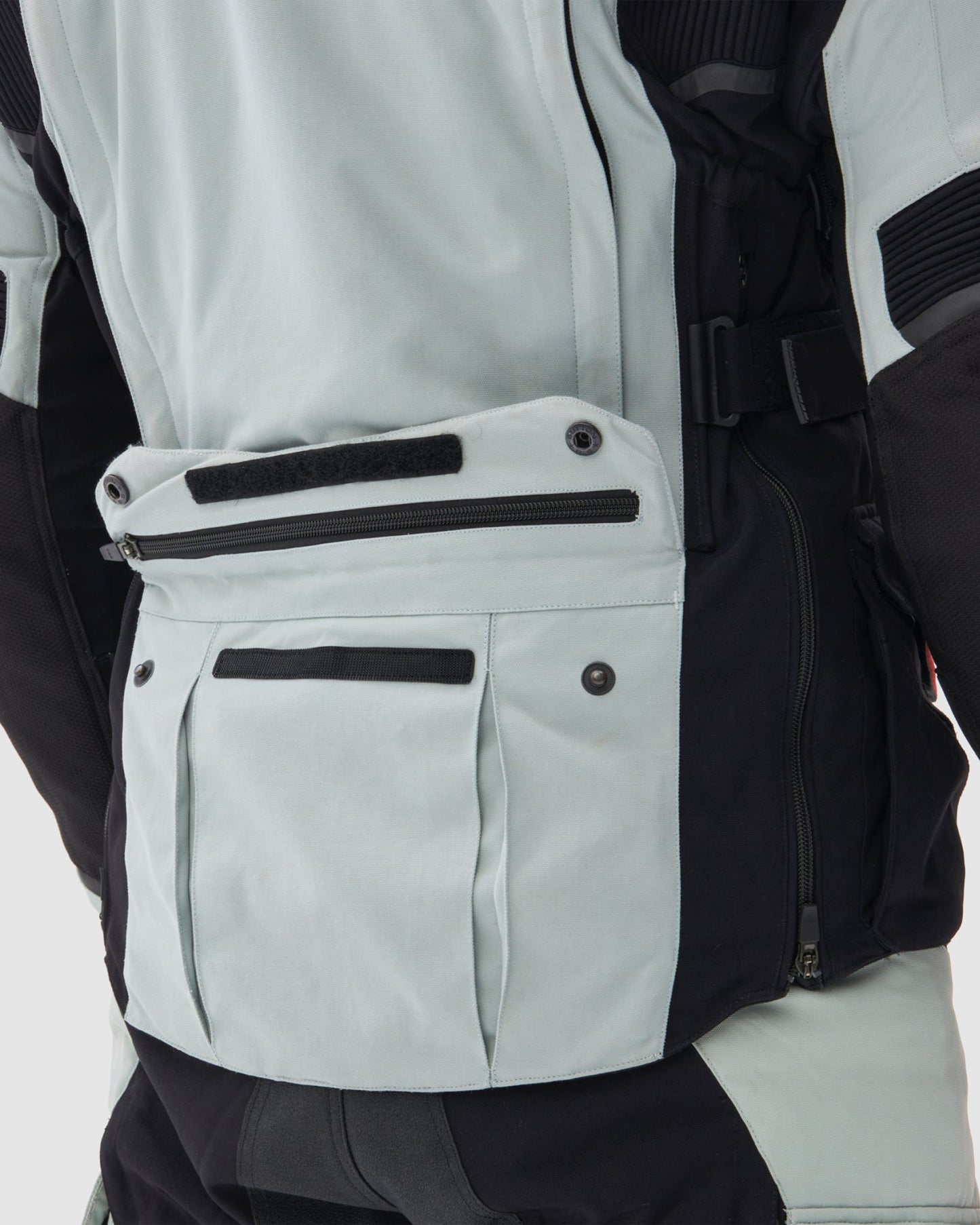 Range Motorradjacke Grau